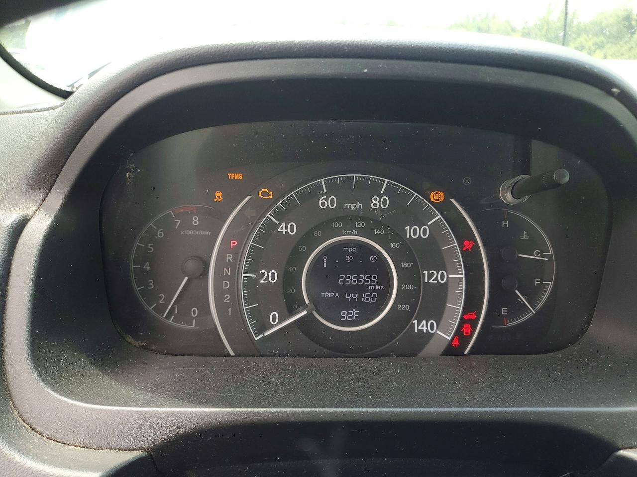 2013 Honda Cr-v Lx Blue vin: 5J6RM4H33DL041464