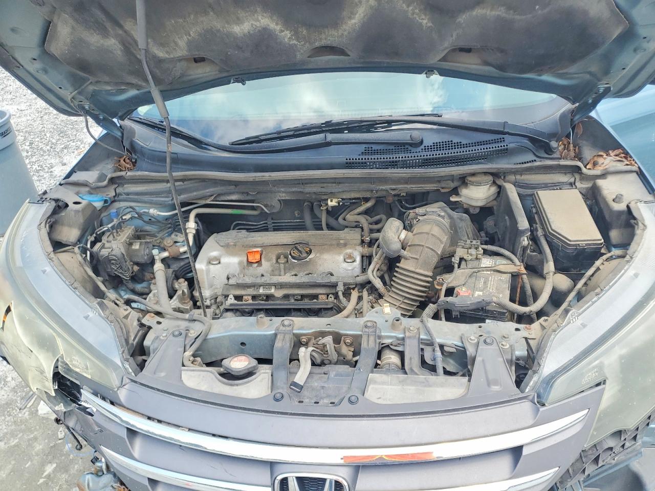 2013 Honda Cr-v Lx Blue vin: 5J6RM4H33DL041464