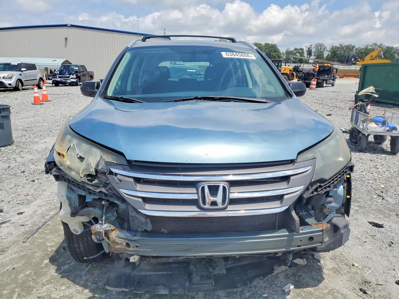 2013 Honda Cr-v Lx Blue vin: 5J6RM4H33DL041464
