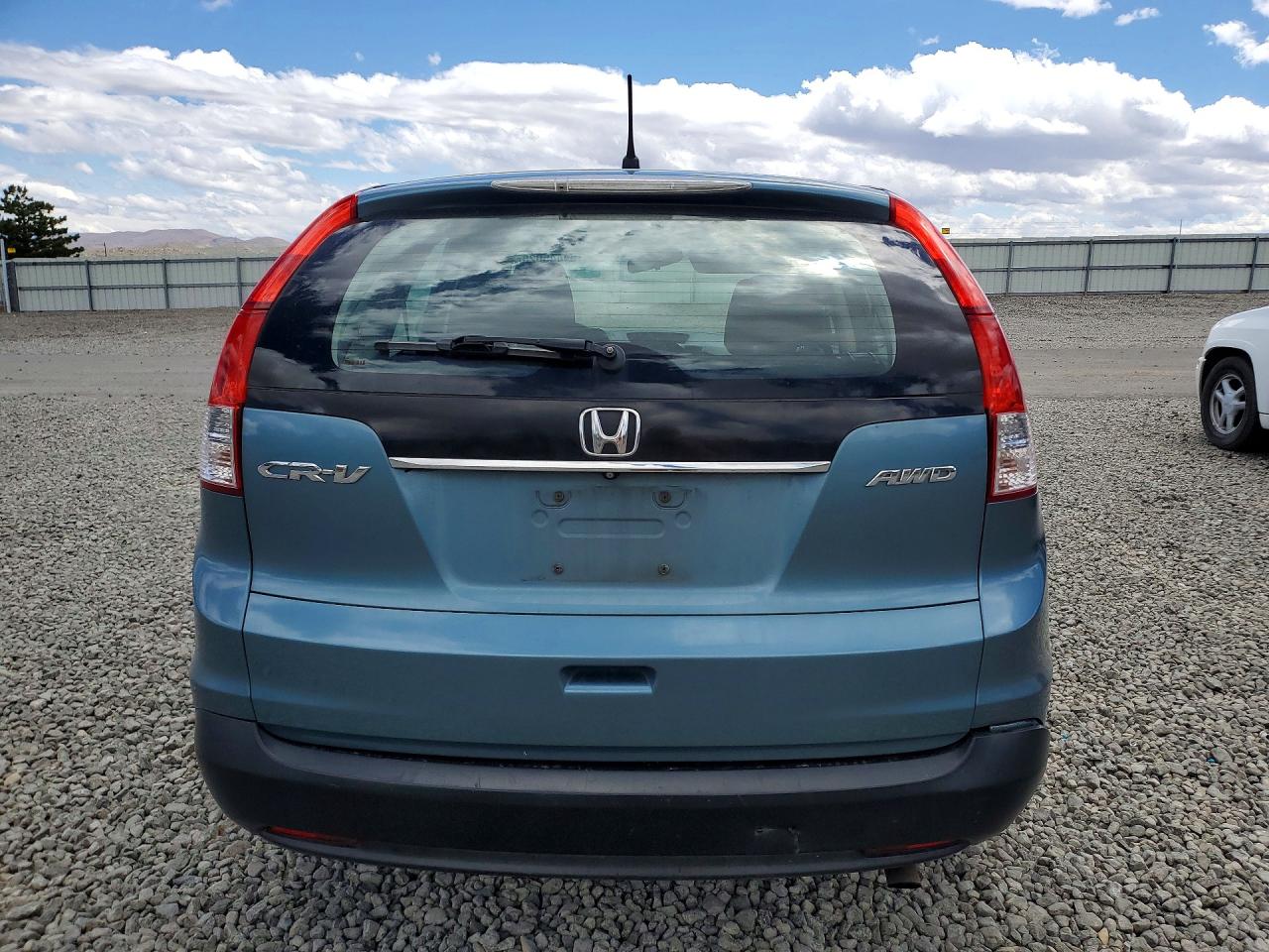 2013 Honda Cr-v Lx Blue vin: 5J6RM4H33DL076845