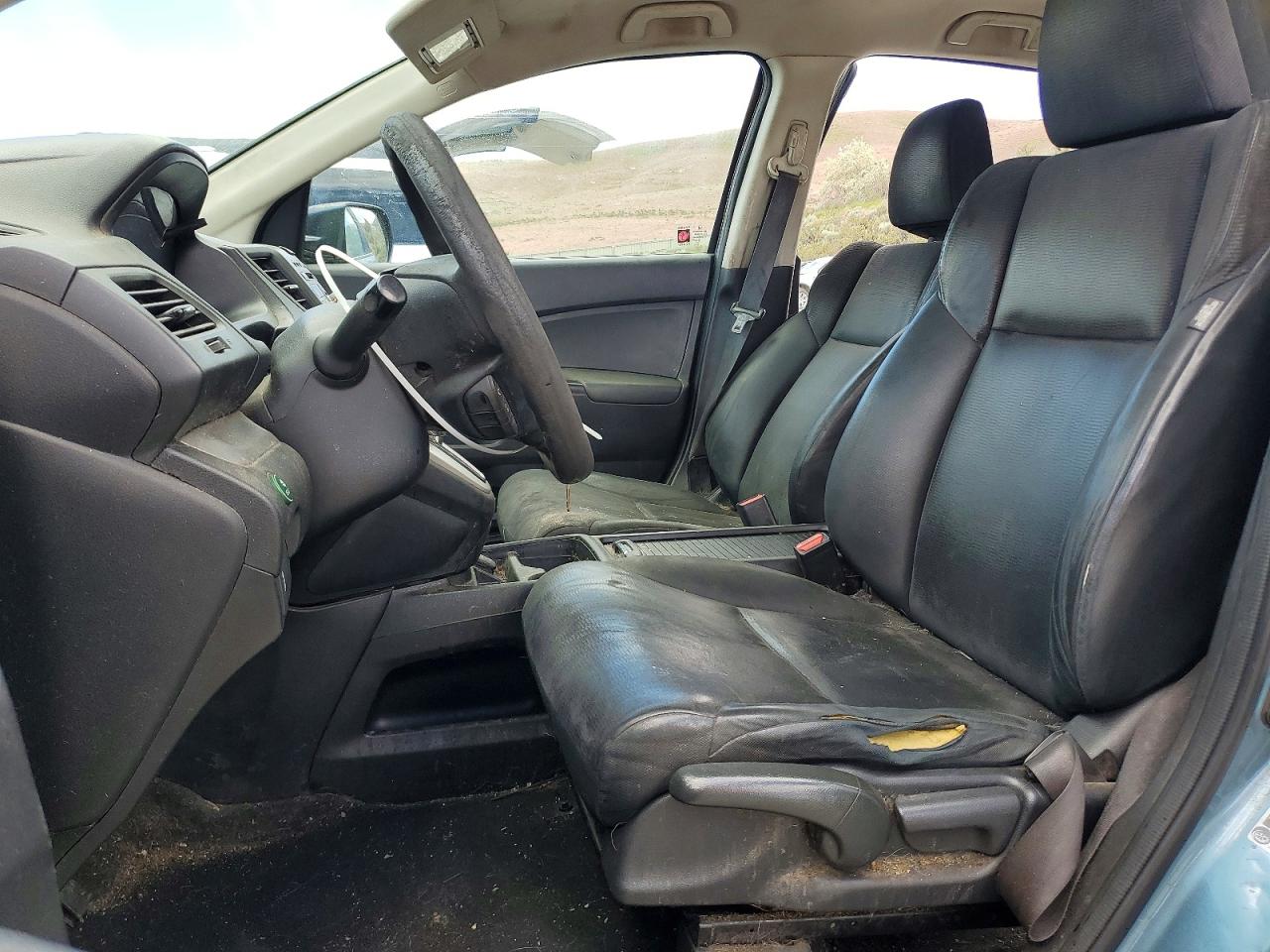 2013 Honda Cr-v Lx Blue vin: 5J6RM4H33DL076845