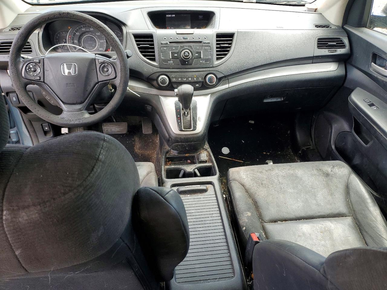 2013 Honda Cr-v Lx Blue vin: 5J6RM4H33DL076845