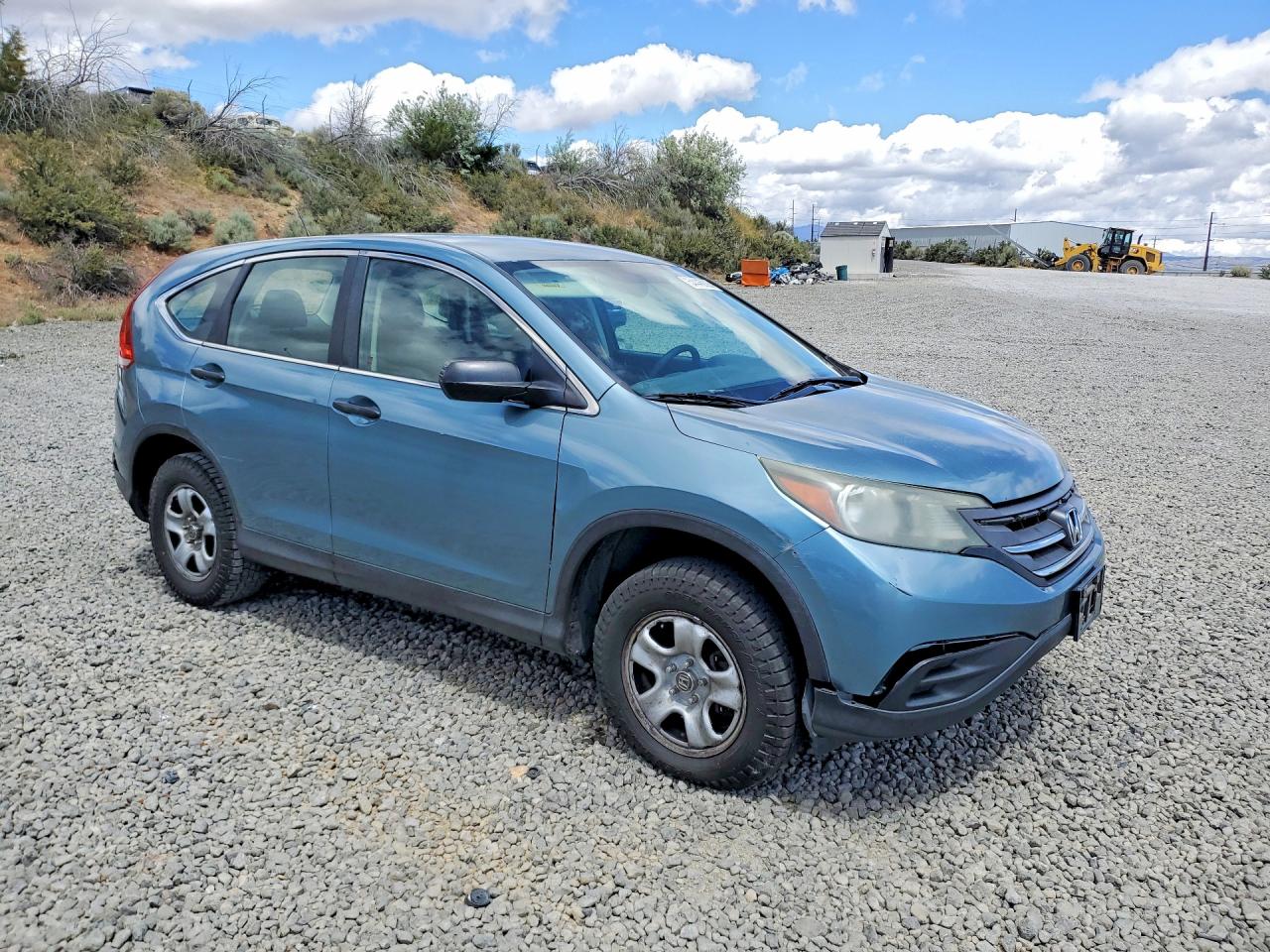 2013 Honda Cr-v Lx Blue vin: 5J6RM4H33DL076845