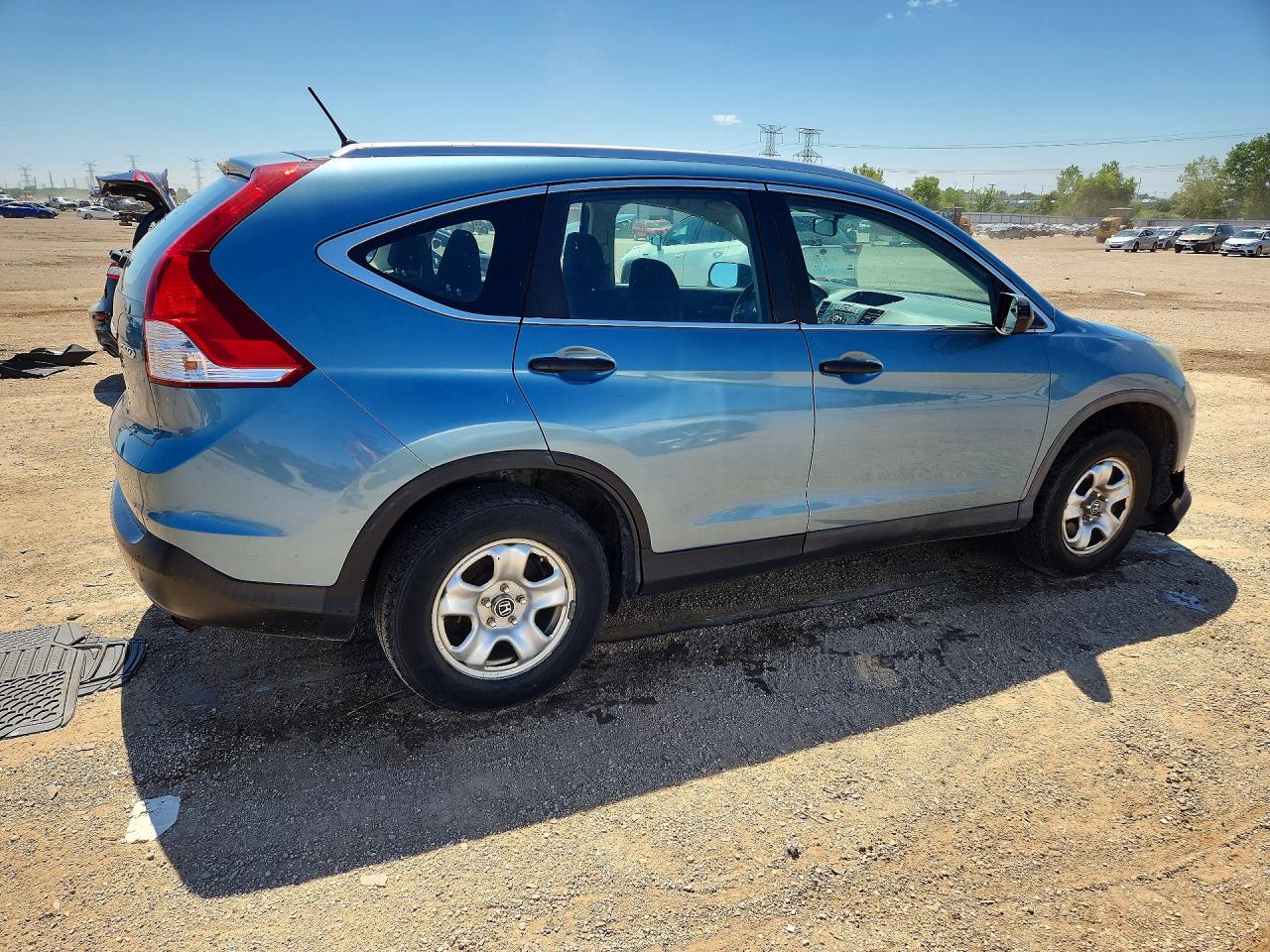 2013 Honda Cr-v Lx Turquoise vin: 5J6RM4H33DL078725