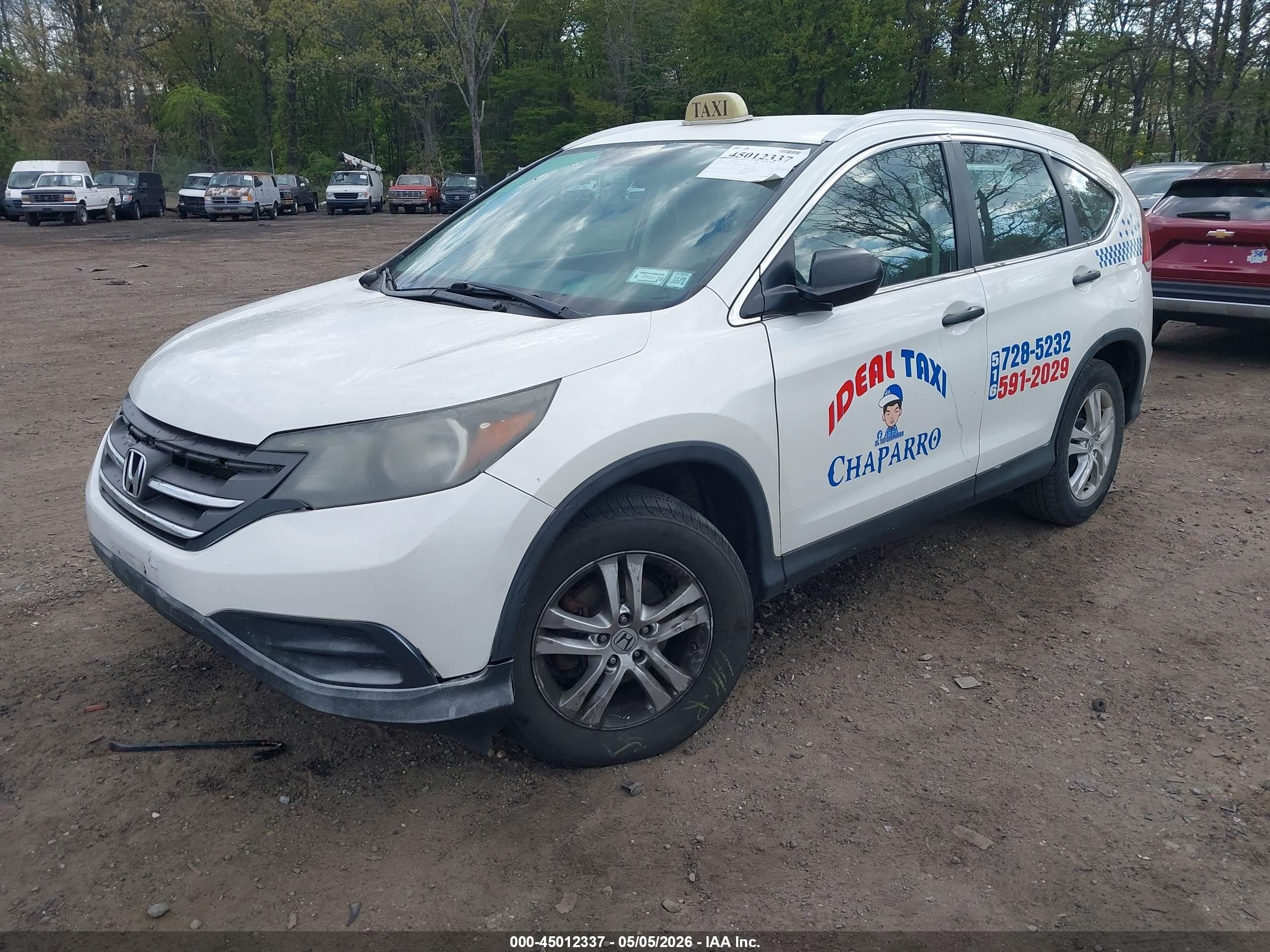 2014 Honda Cr-v Lx Белый vin: 5J6RM4H33EL013696