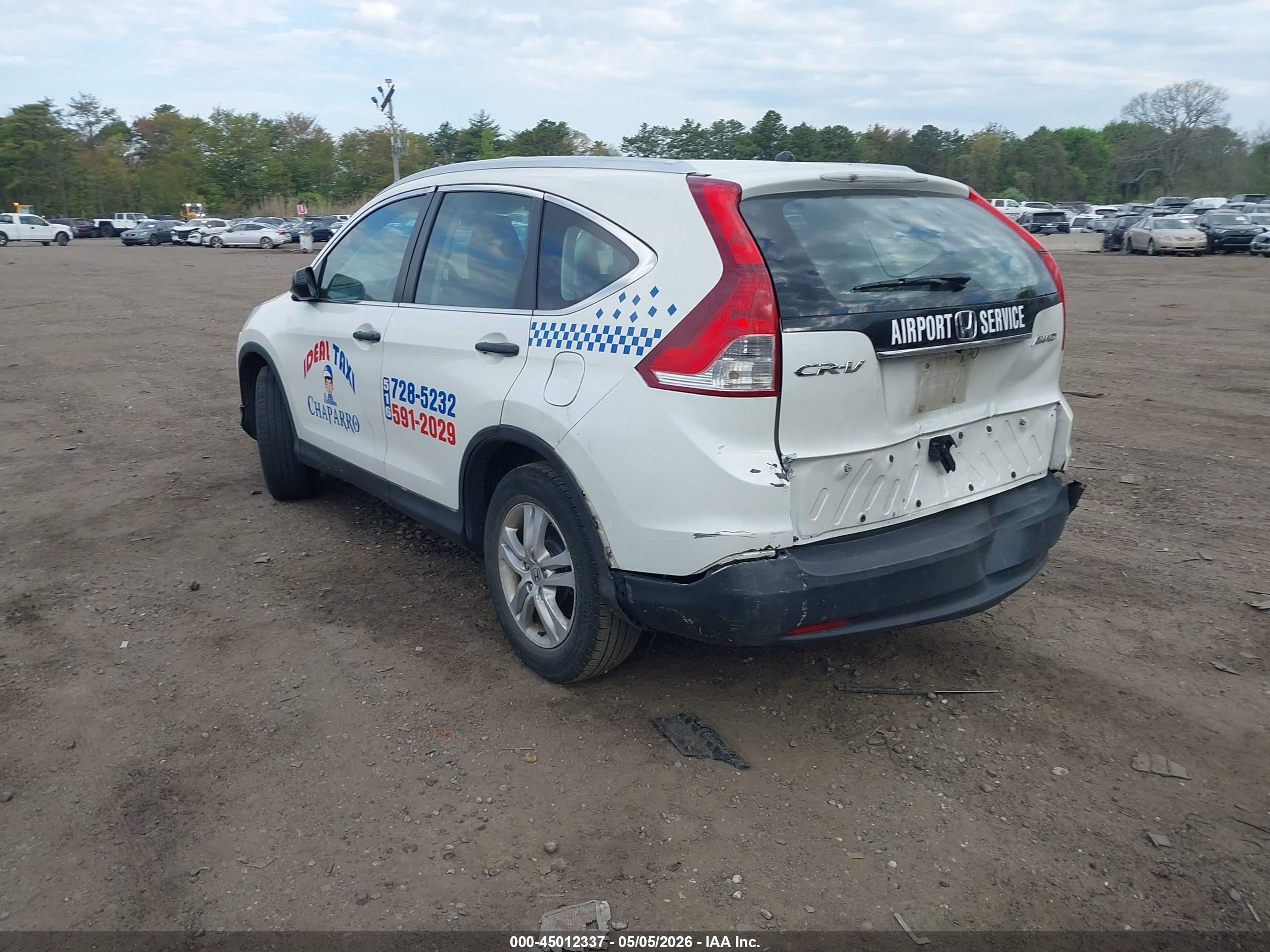 2014 Honda Cr-v Lx Белый vin: 5J6RM4H33EL013696