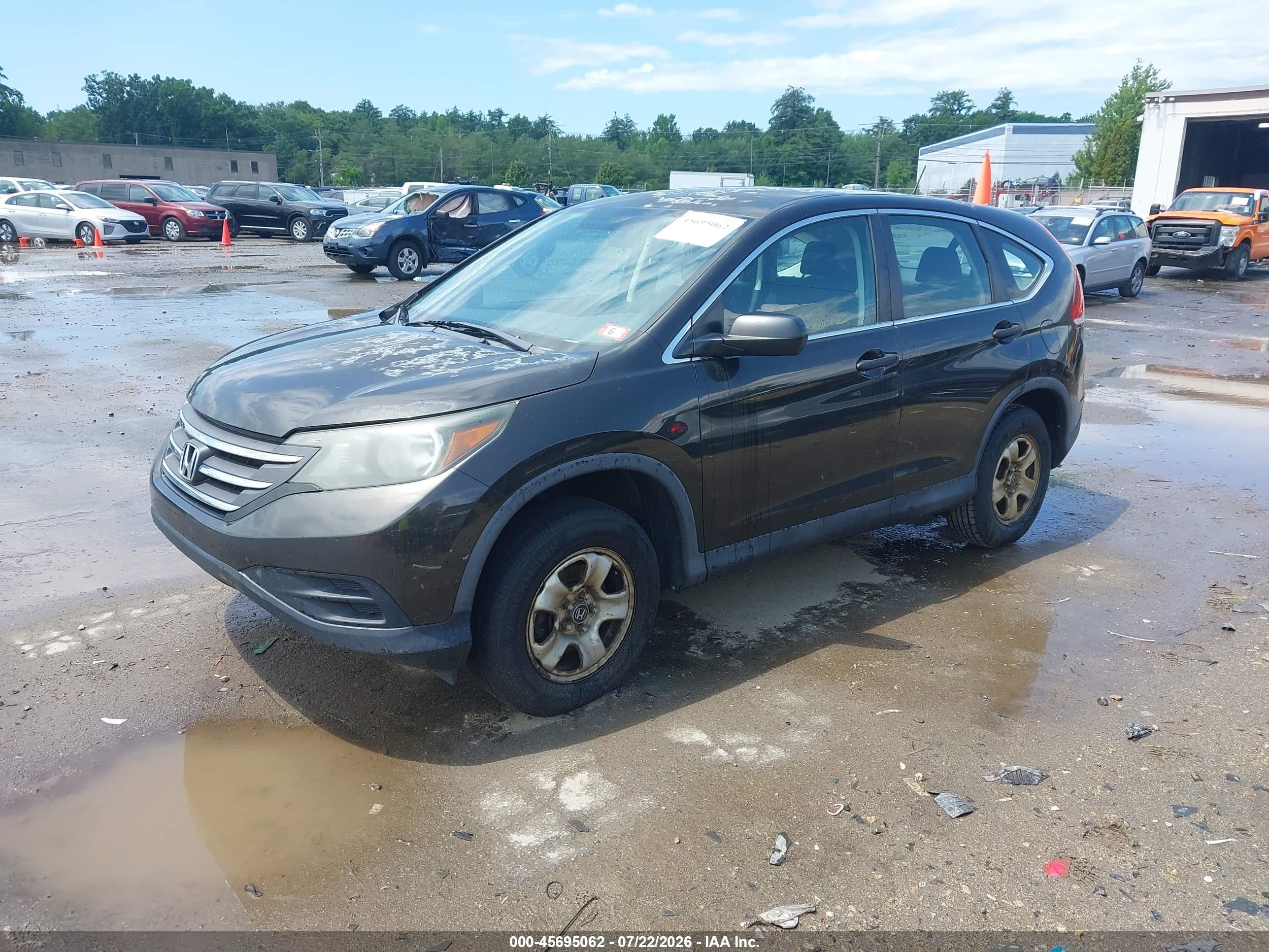 2014 Honda Cr-v Lx Black vin: 5J6RM4H33EL025993