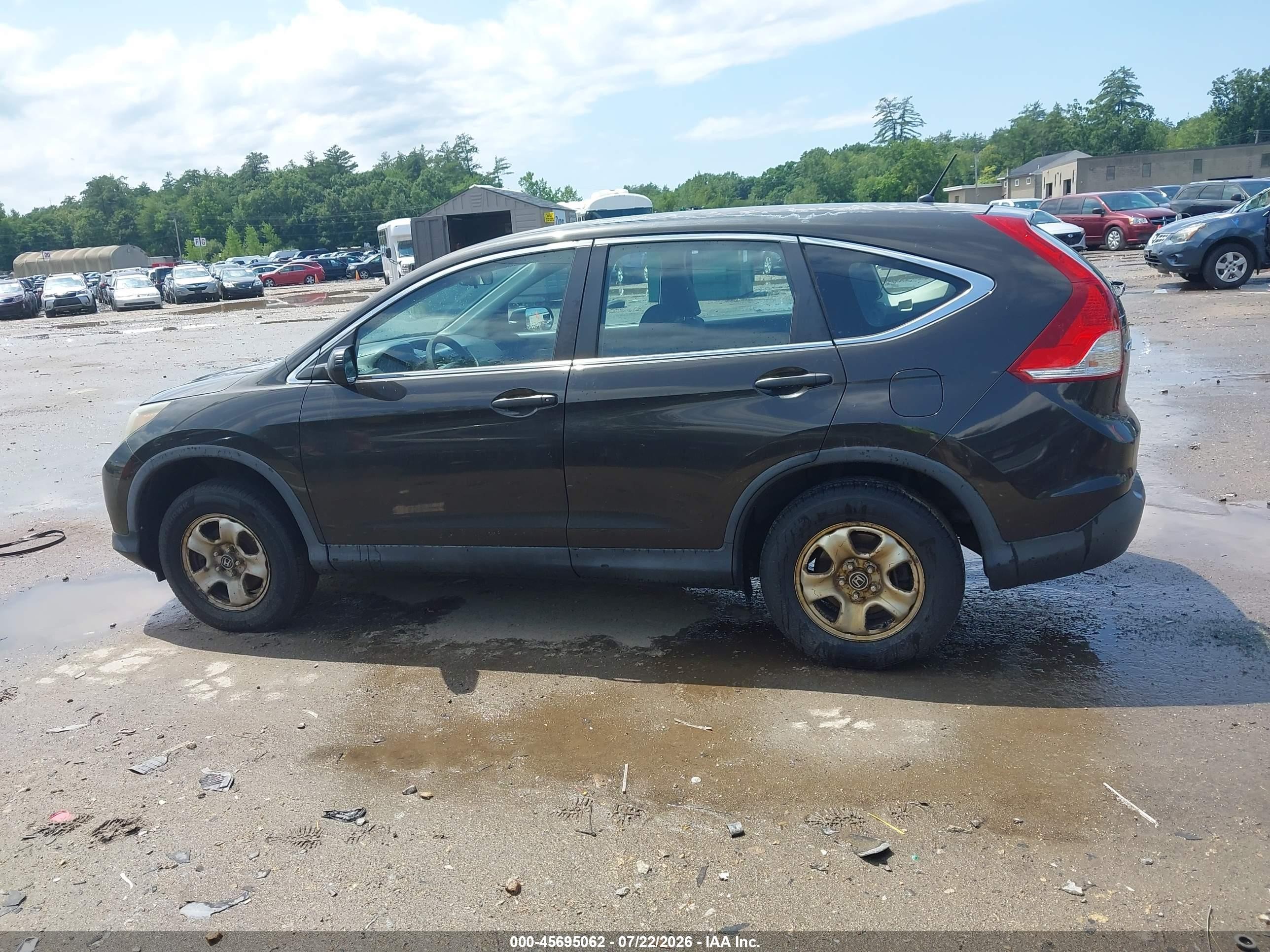 2014 Honda Cr-v Lx Black vin: 5J6RM4H33EL025993