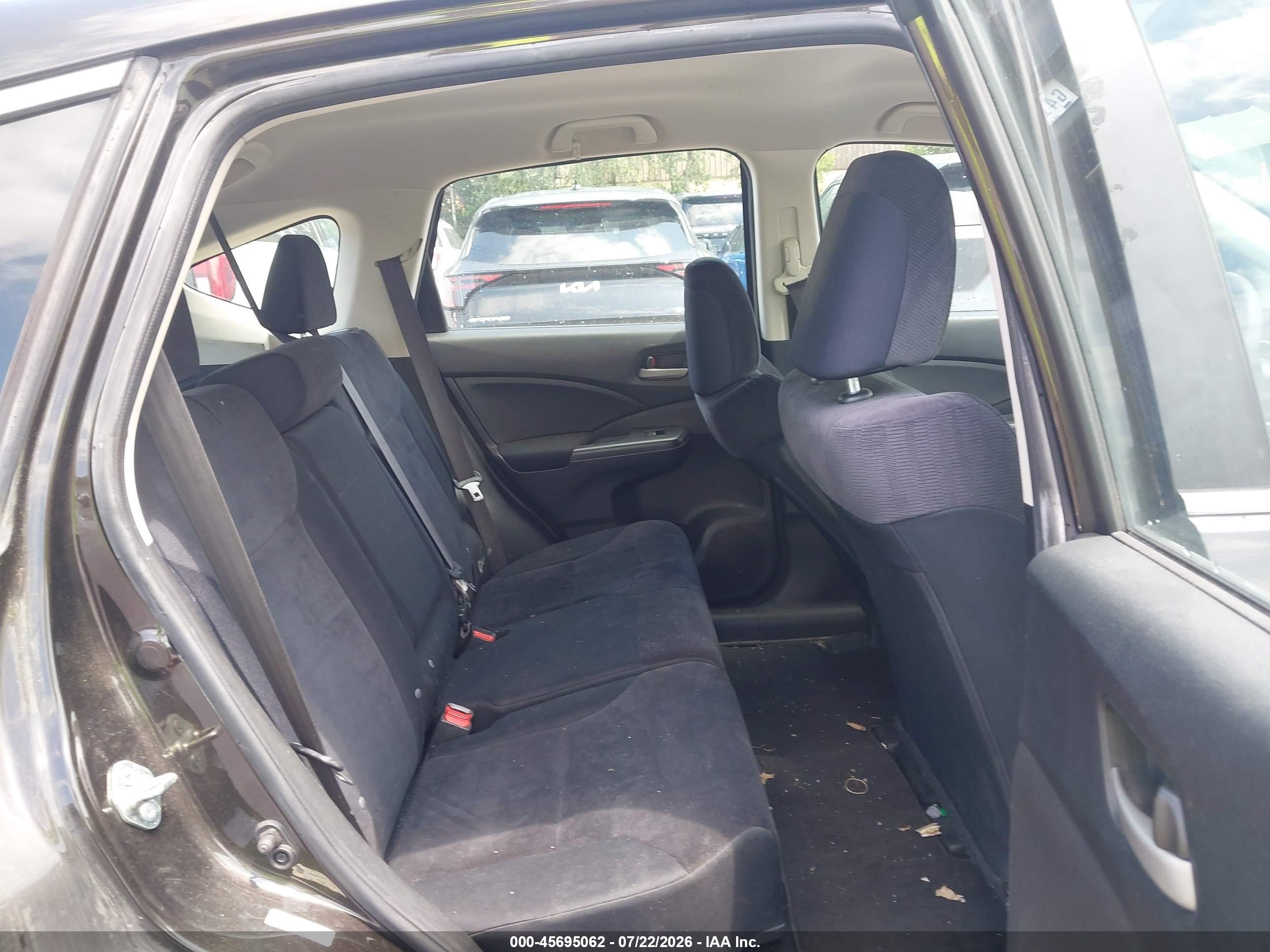 2014 Honda Cr-v Lx Black vin: 5J6RM4H33EL025993