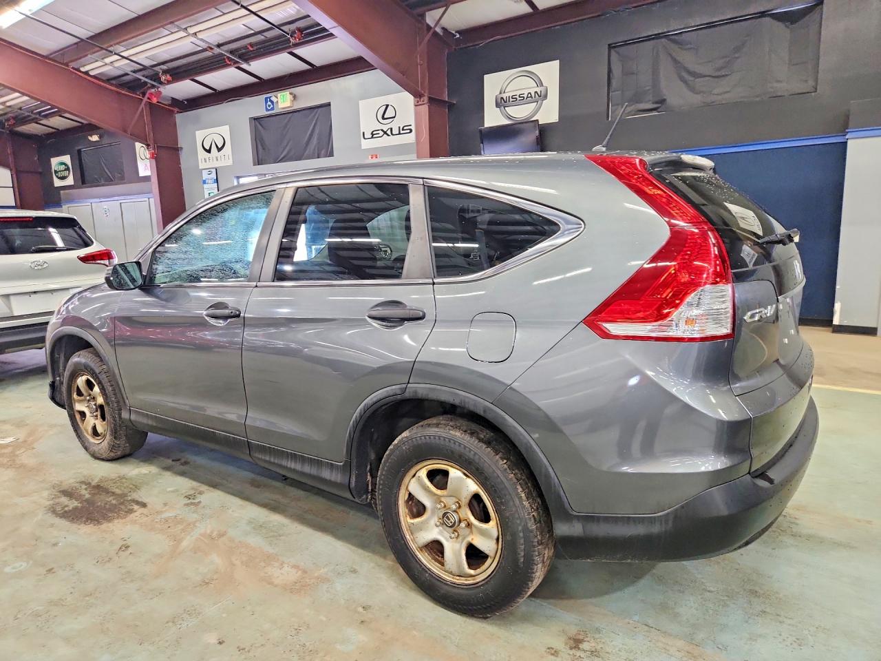 2014 Honda Cr-v Lx Gray vin: 5J6RM4H33EL034399