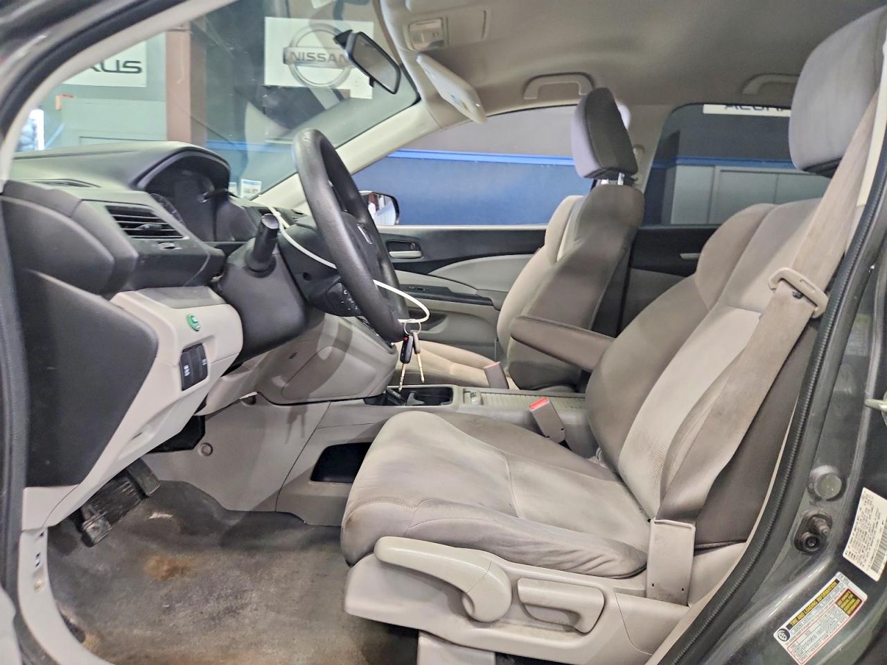 2014 Honda Cr-v Lx Gray vin: 5J6RM4H33EL034399