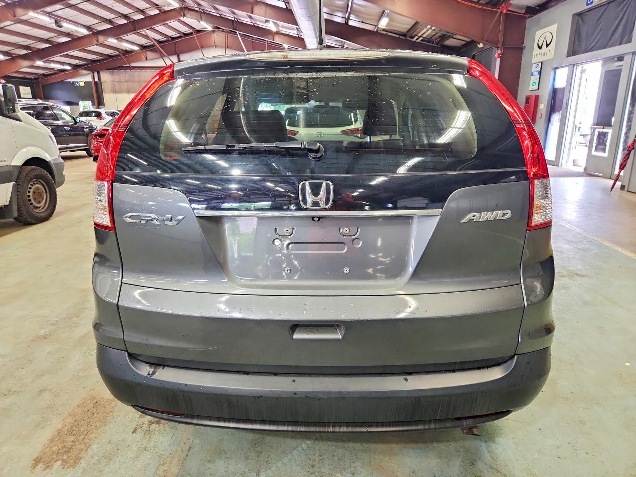 2014 Honda Cr-v Lx Gray vin: 5J6RM4H33EL034399
