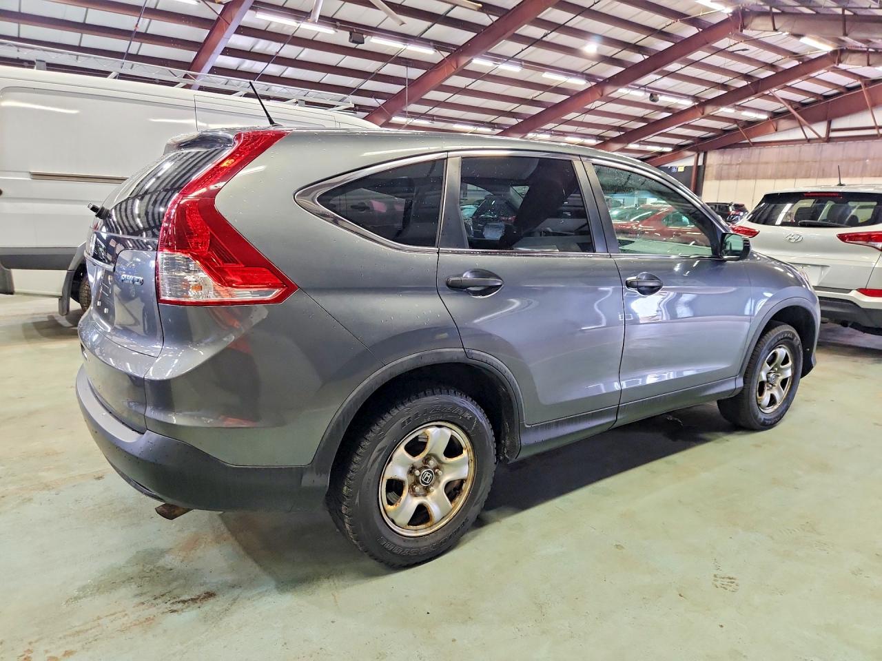 2014 Honda Cr-v Lx Gray vin: 5J6RM4H33EL034399
