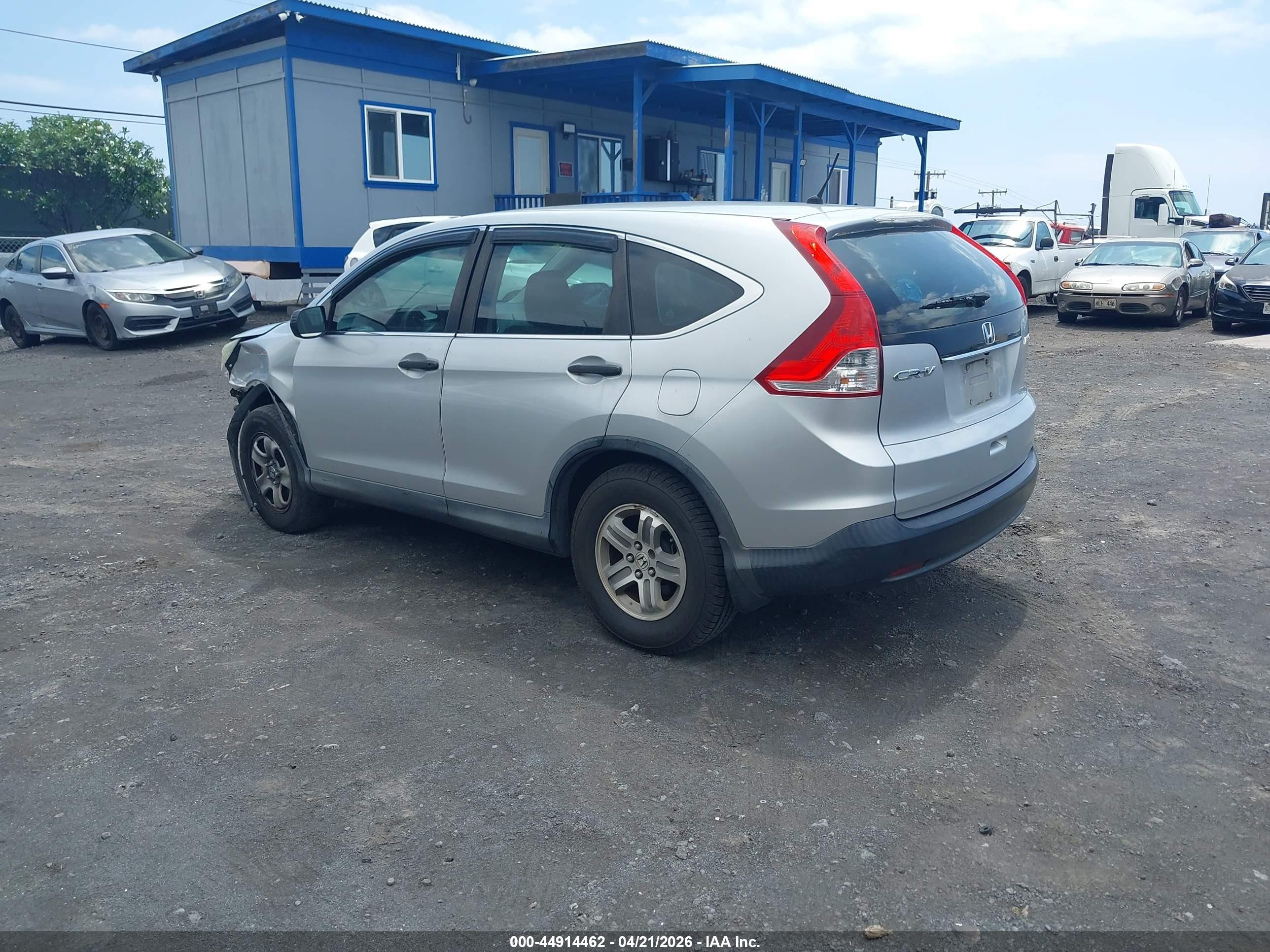 2014 Honda Cr-v Lx Silver vin: 5J6RM4H33EL039408