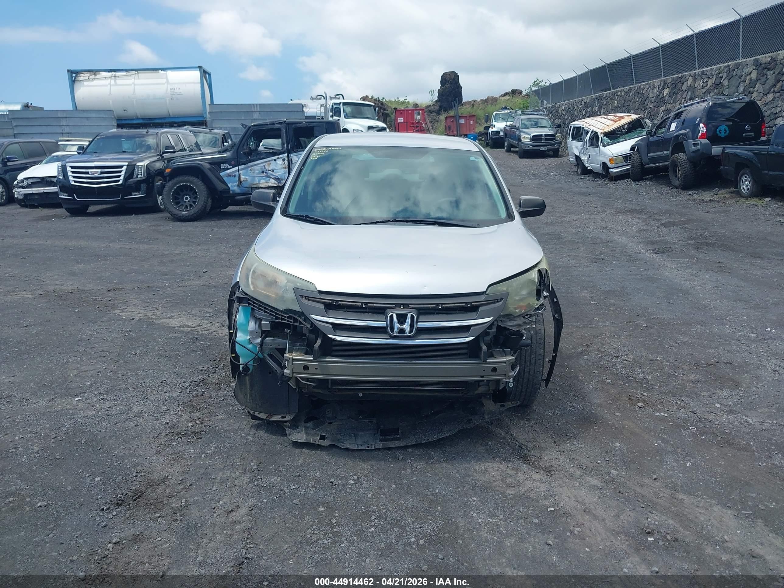 2014 Honda Cr-v Lx Silver vin: 5J6RM4H33EL039408