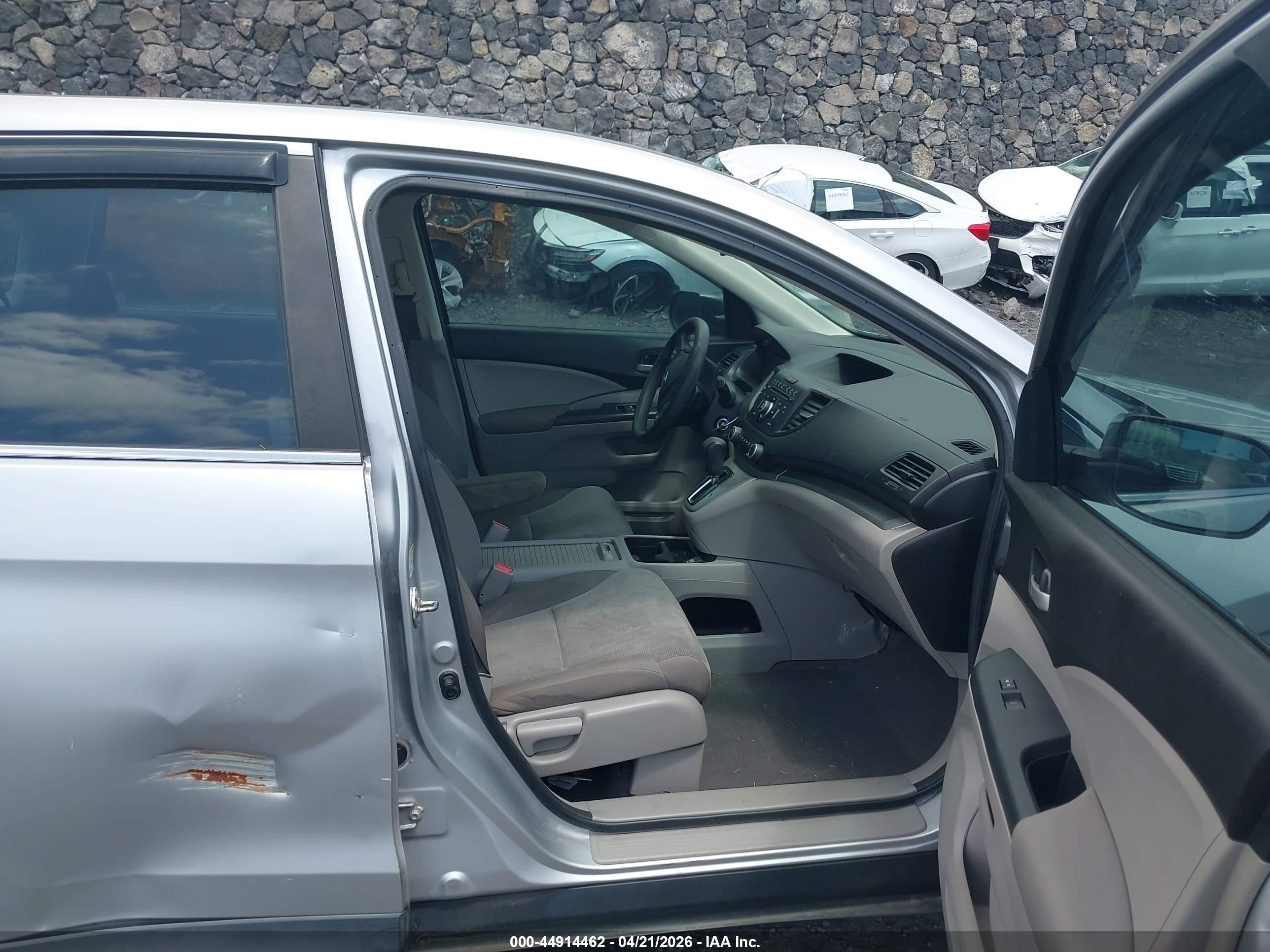 2014 Honda Cr-v Lx Silver vin: 5J6RM4H33EL039408