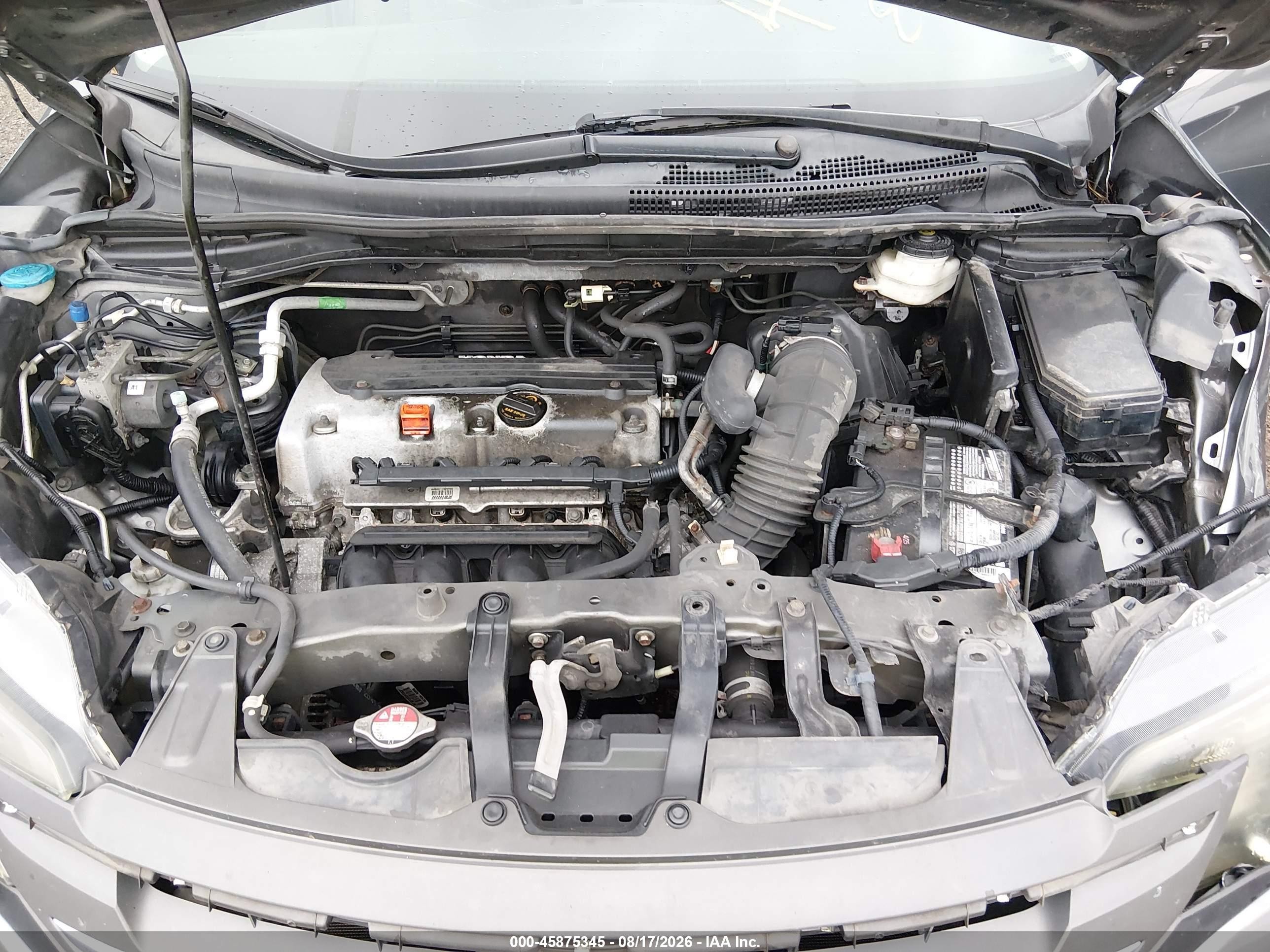 2014 Honda Cr-v Lx Серый vin: 5J6RM4H33EL051039