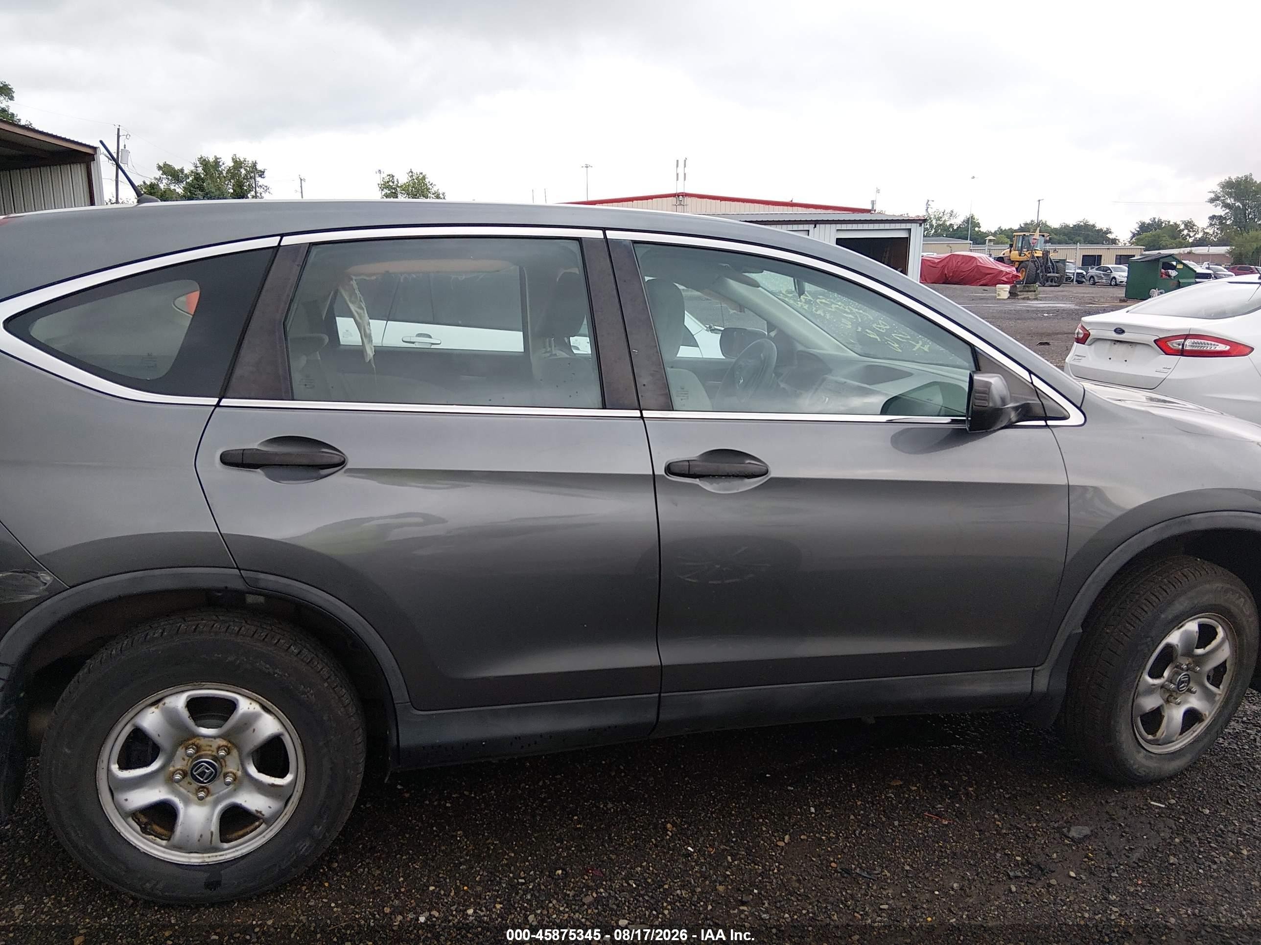 2014 Honda Cr-v Lx Серый vin: 5J6RM4H33EL051039