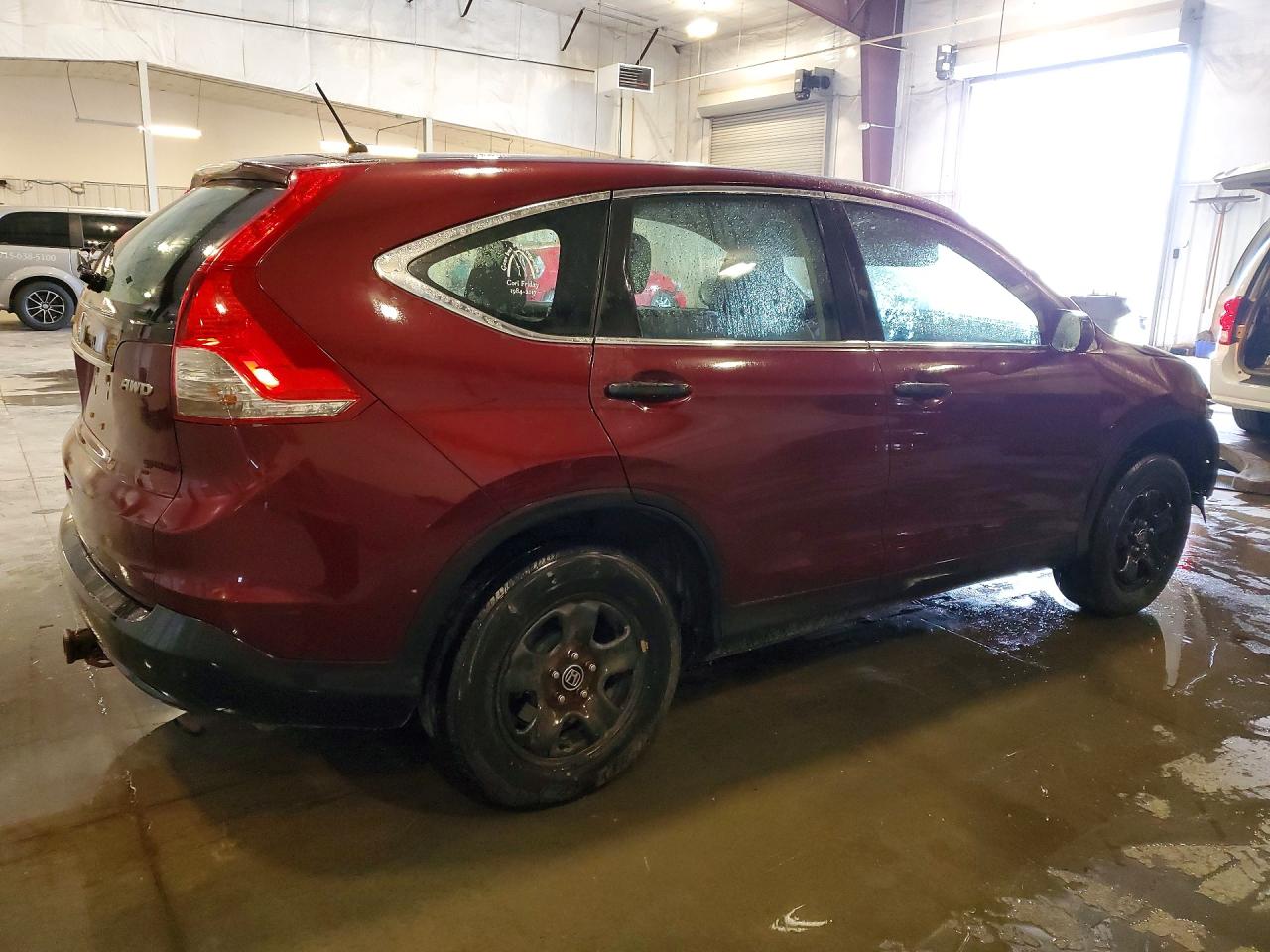 2014 Honda Cr-v Lx Бордовый vin: 5J6RM4H33EL102569
