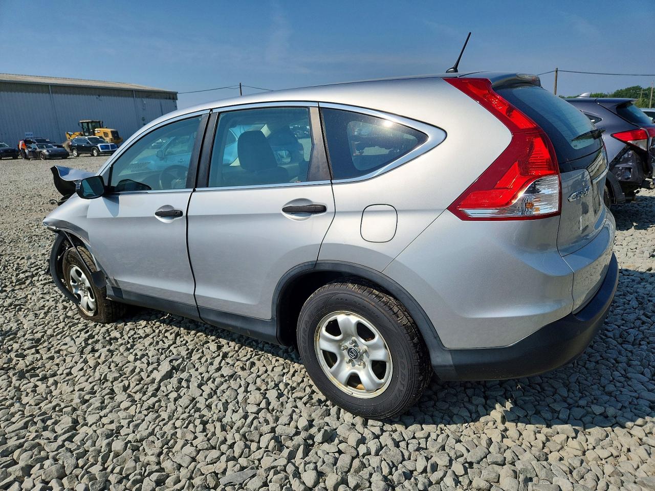 2014 Honda Cr-v Lx Silver vin: 5J6RM4H33EL106783
