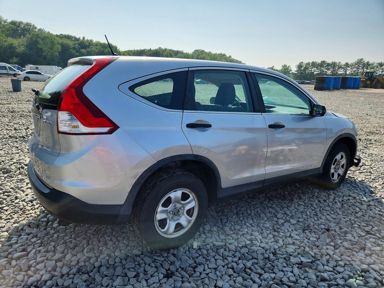 2014 Honda Cr-v Lx Silver vin: 5J6RM4H33EL106783