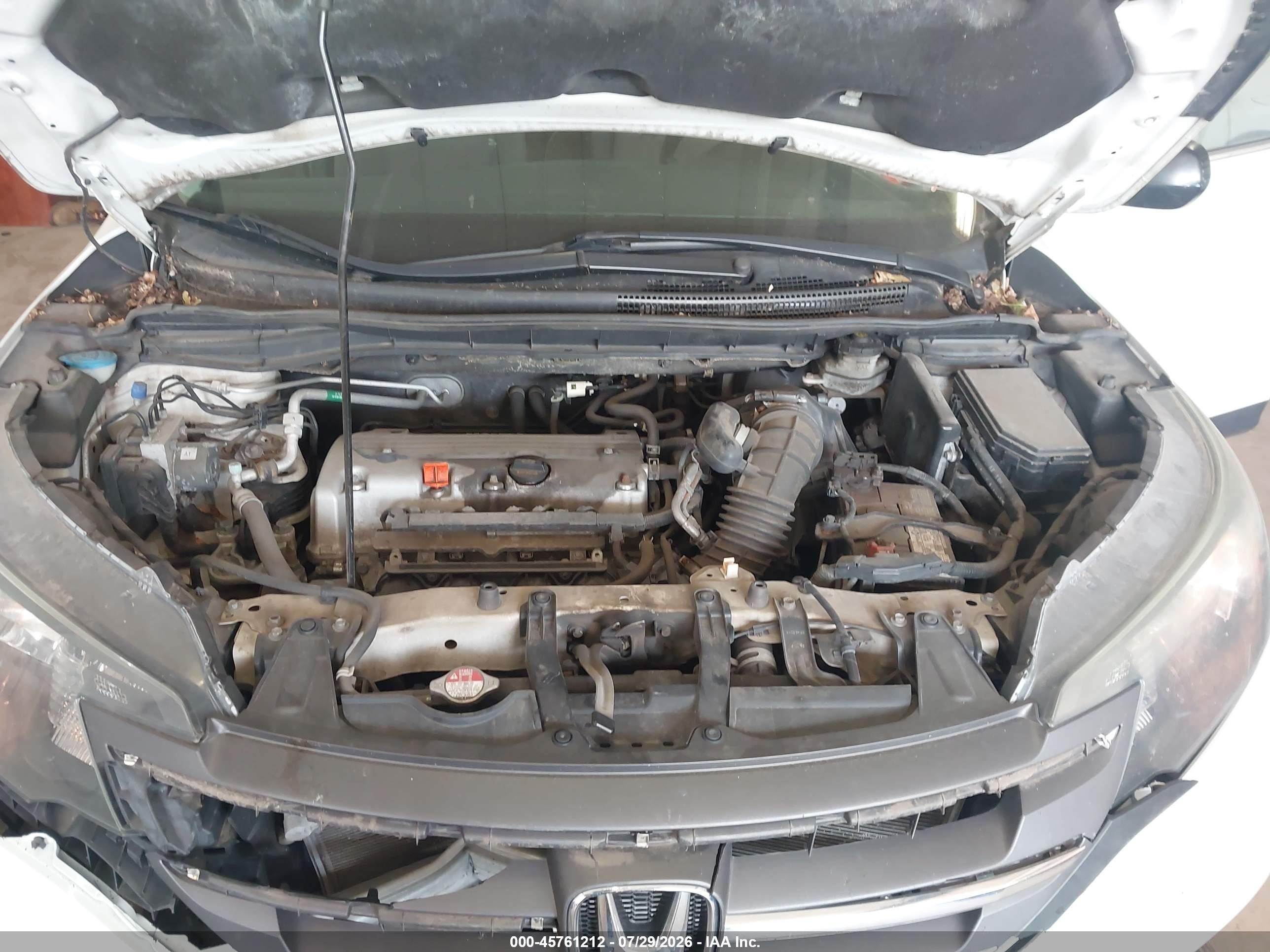2014 Honda Cr-v Lx White vin: 5J6RM4H33EL114916