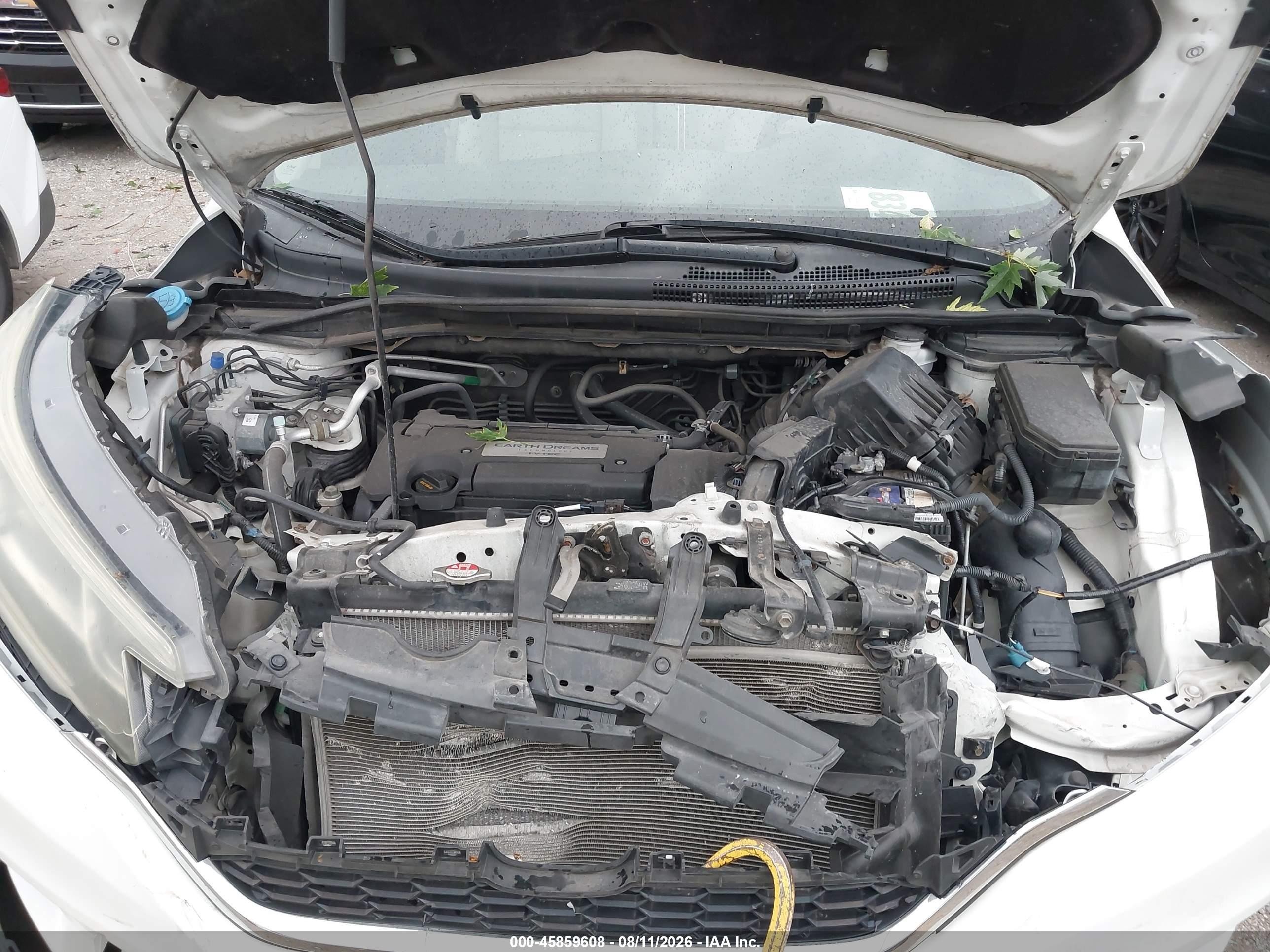 2015 Honda Cr-v Lx White vin: 5J6RM4H33FL019502