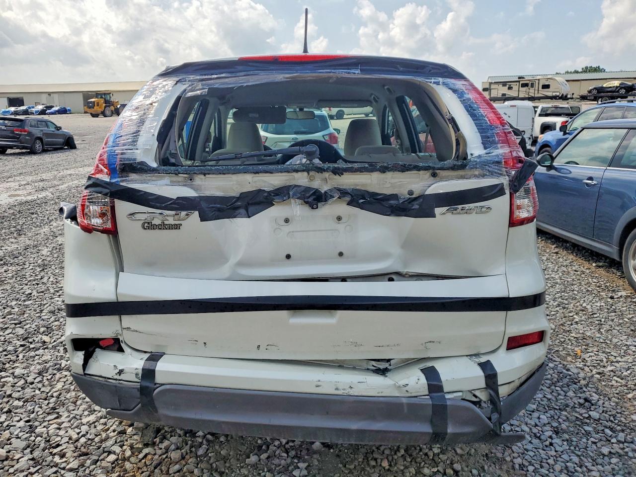 2015 Honda Cr-v Lx Белый vin: 5J6RM4H33FL019824
