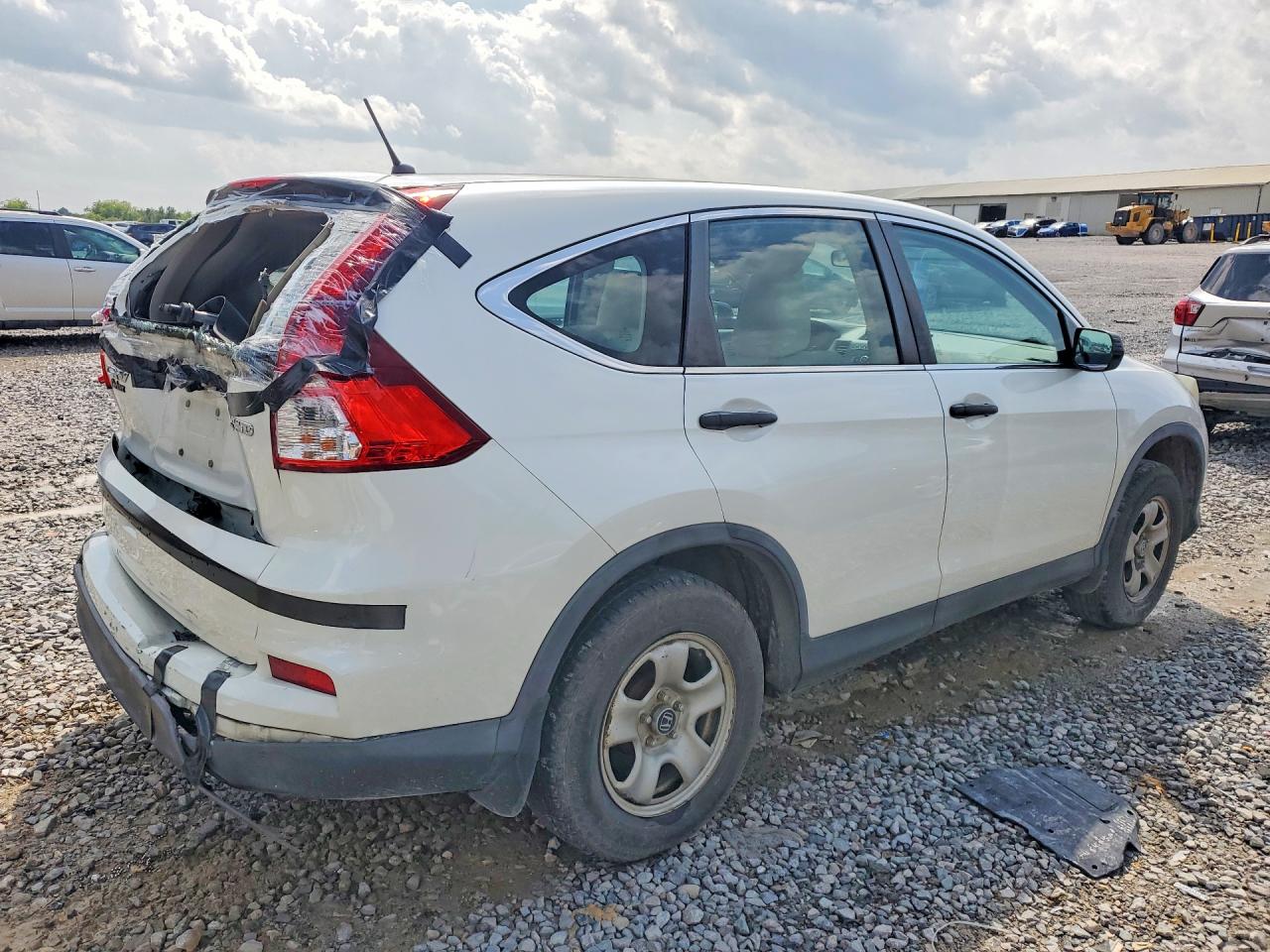 2015 Honda Cr-v Lx Белый vin: 5J6RM4H33FL019824