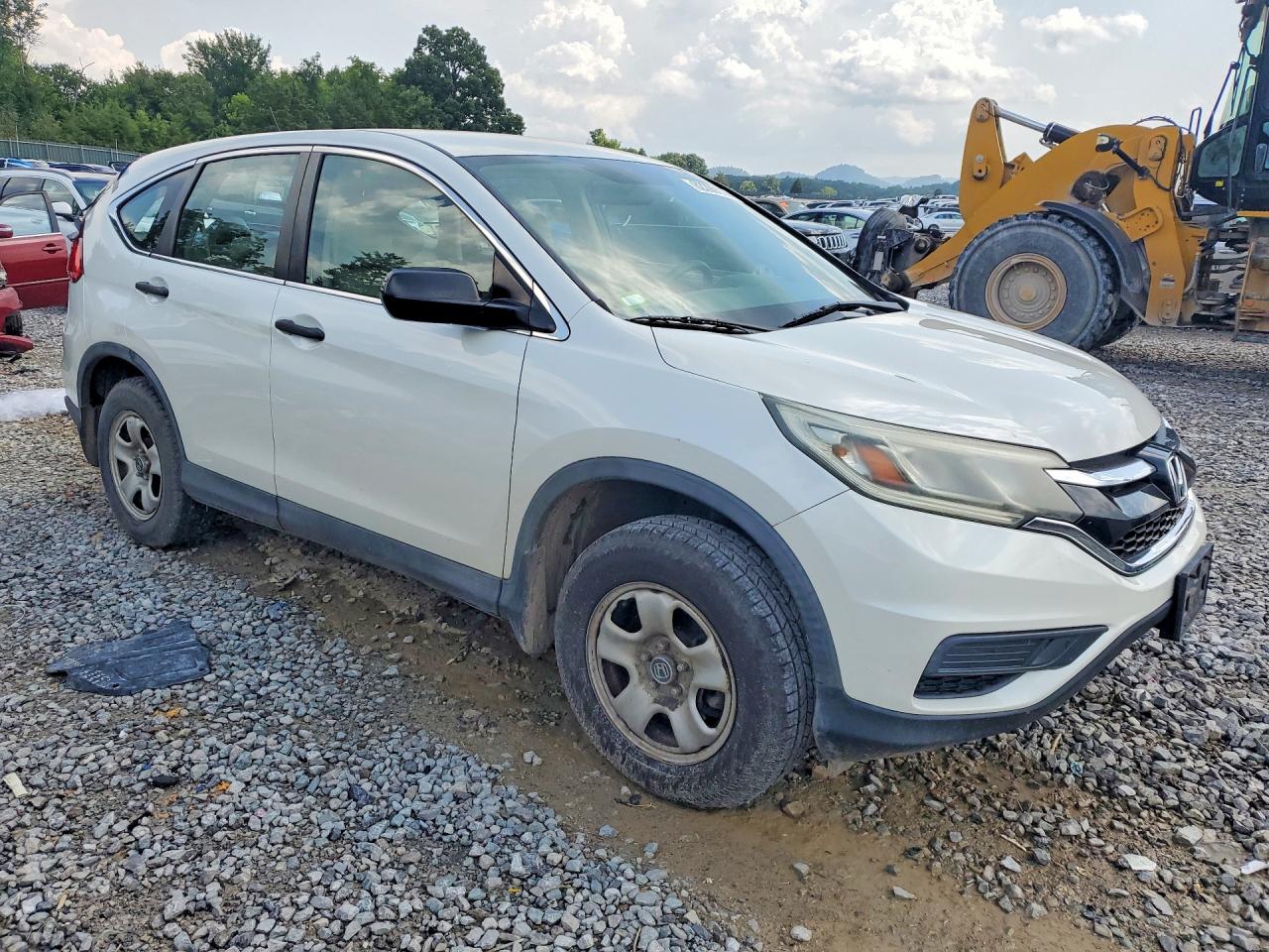2015 Honda Cr-v Lx Белый vin: 5J6RM4H33FL019824