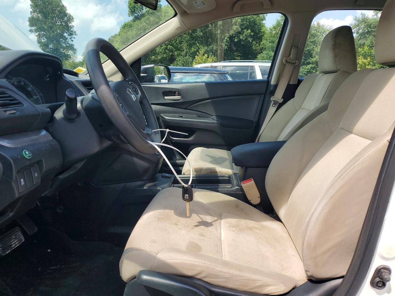 2015 Honda Cr-v Lx Белый vin: 5J6RM4H33FL019824