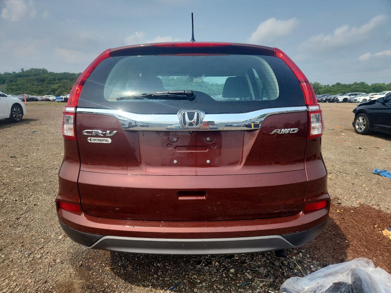 2015 Honda Cr-v Lx Бордовый vin: 5J6RM4H33FL023405
