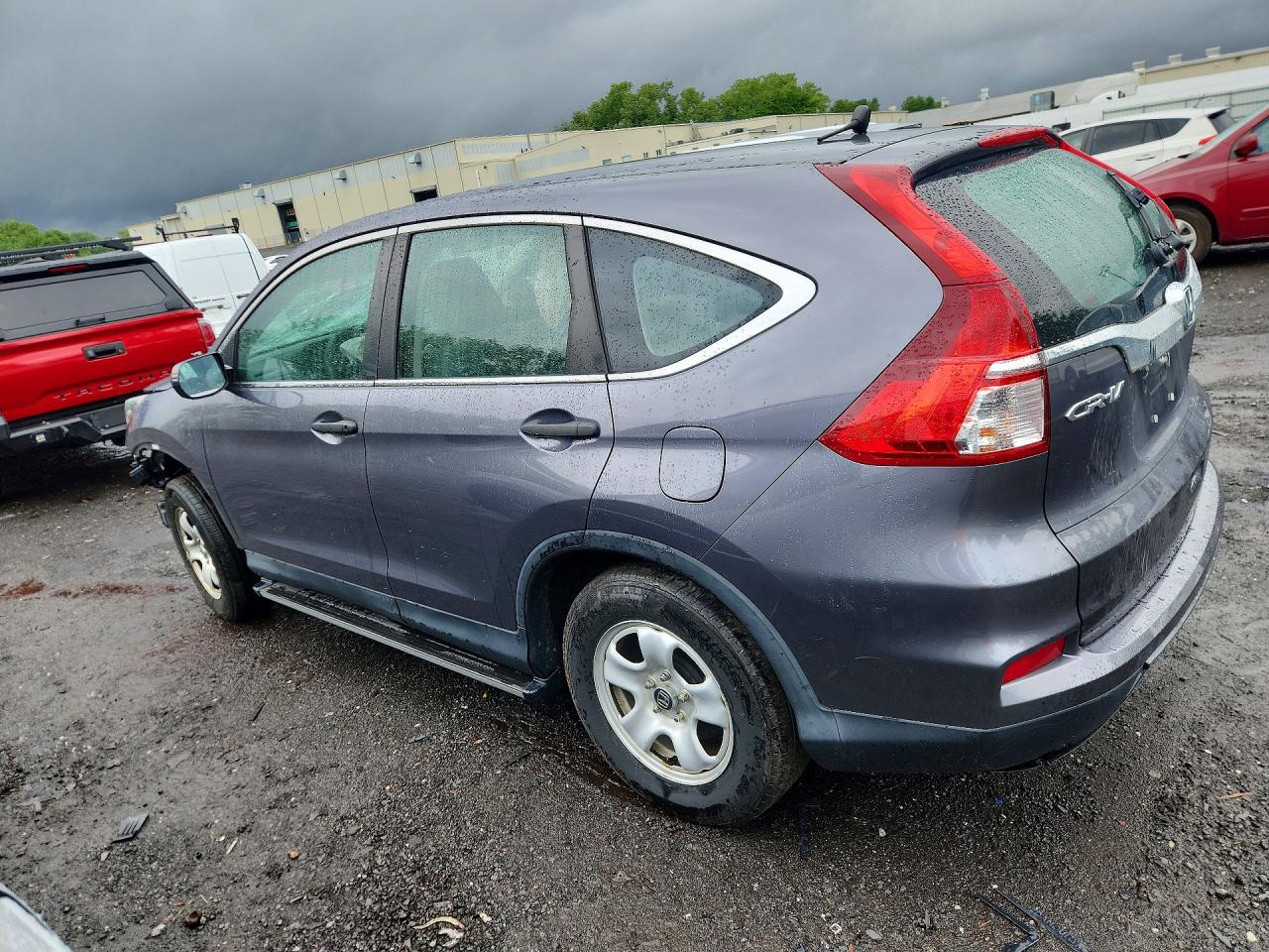 2015 Honda Cr-v Lx Gray vin: 5J6RM4H33FL048062