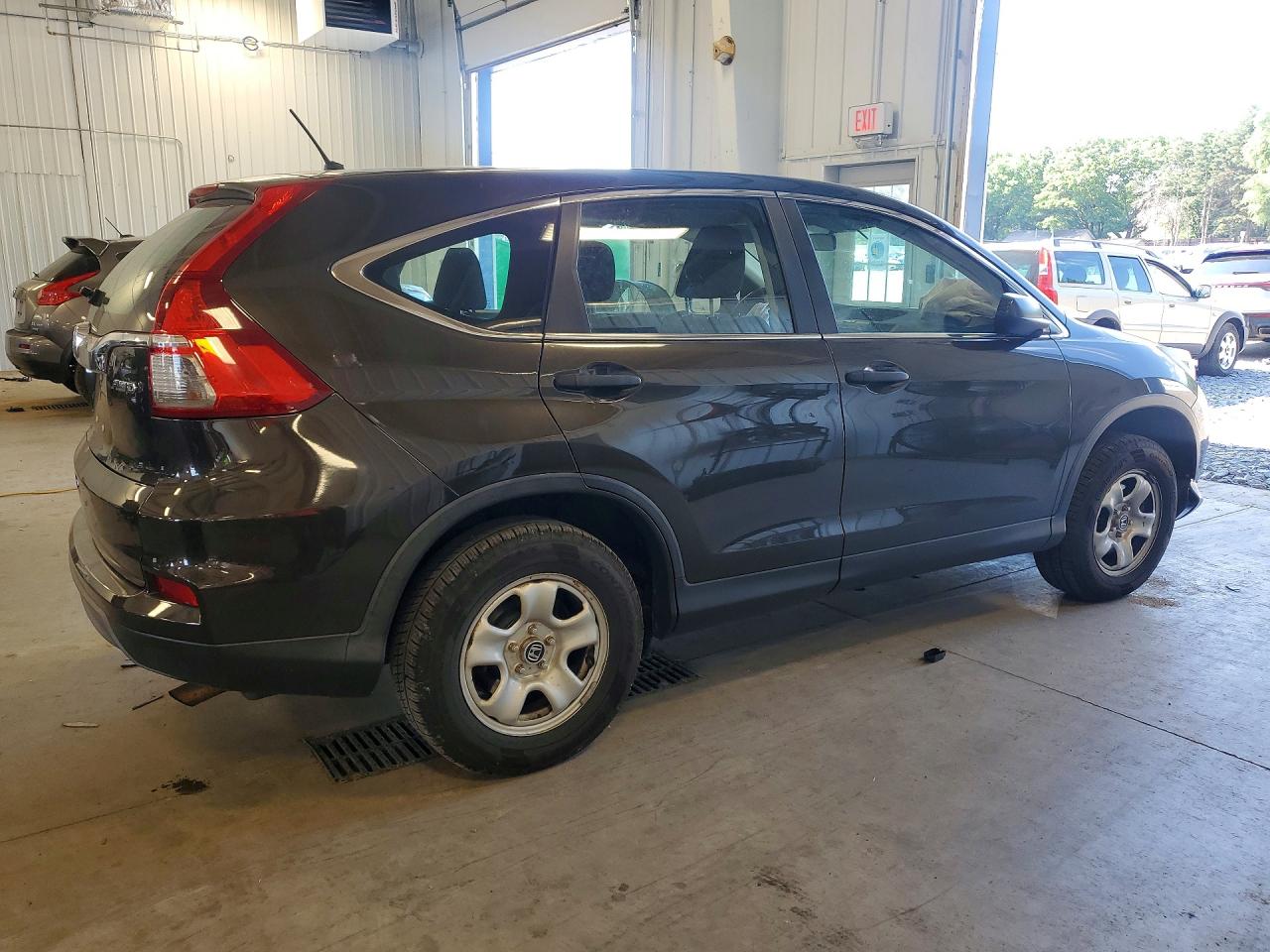 2015 Honda Cr-v Lx Серый vin: 5J6RM4H33FL063810
