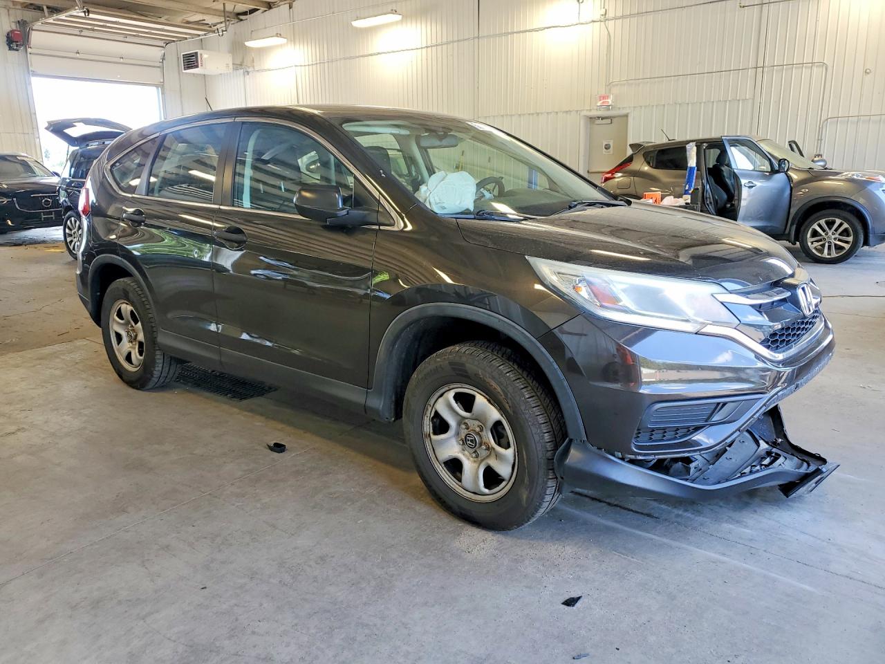 2015 Honda Cr-v Lx Серый vin: 5J6RM4H33FL063810