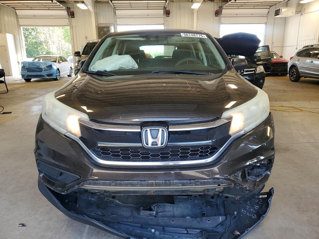 2015 Honda Cr-v Lx Серый vin: 5J6RM4H33FL063810