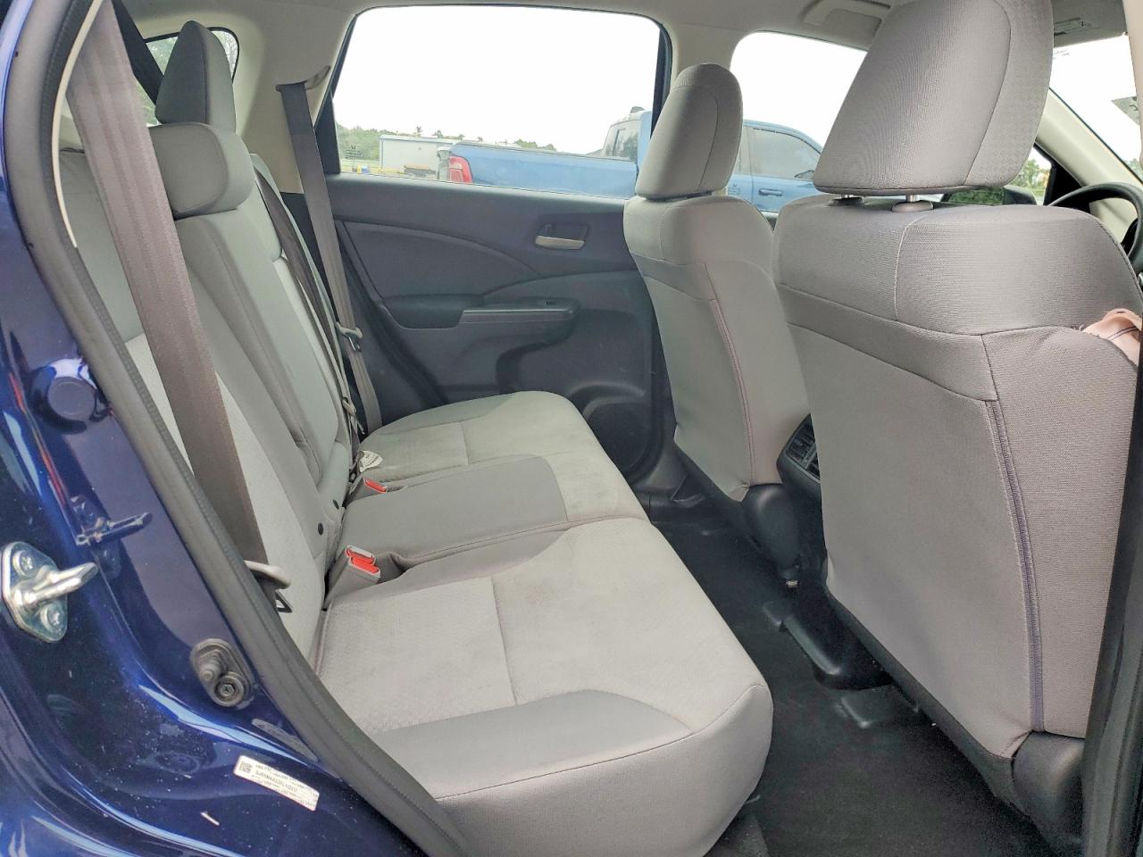 2015 Honda Cr-v Lx Blue vin: 5J6RM4H33FL113217
