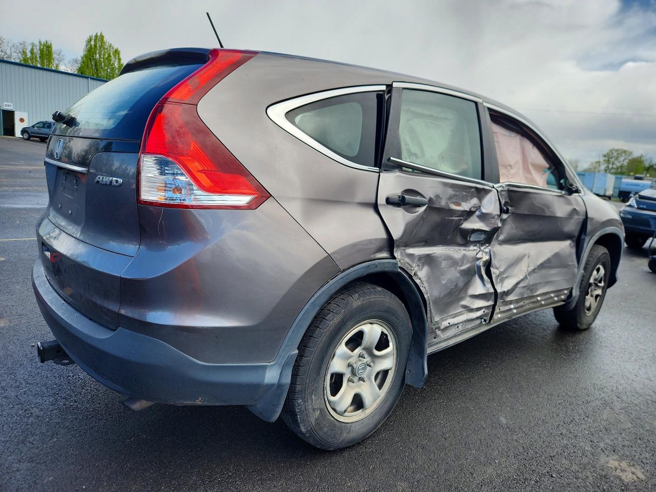 2012 Honda Cr-v Lx Gray vin: 5J6RM4H34CL019598