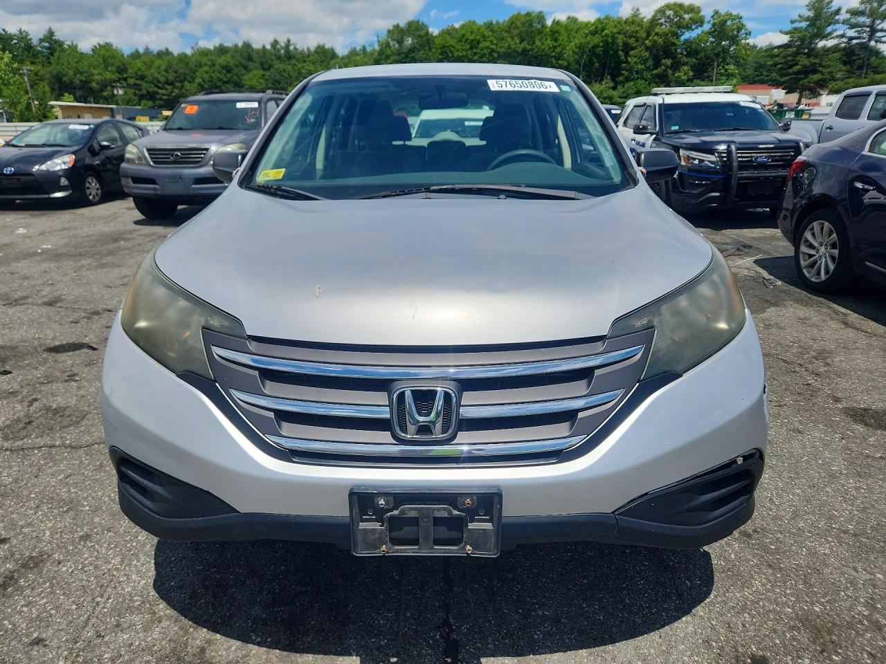 2012 Honda Cr-v Silver vin: 5J6RM4H34CL022016