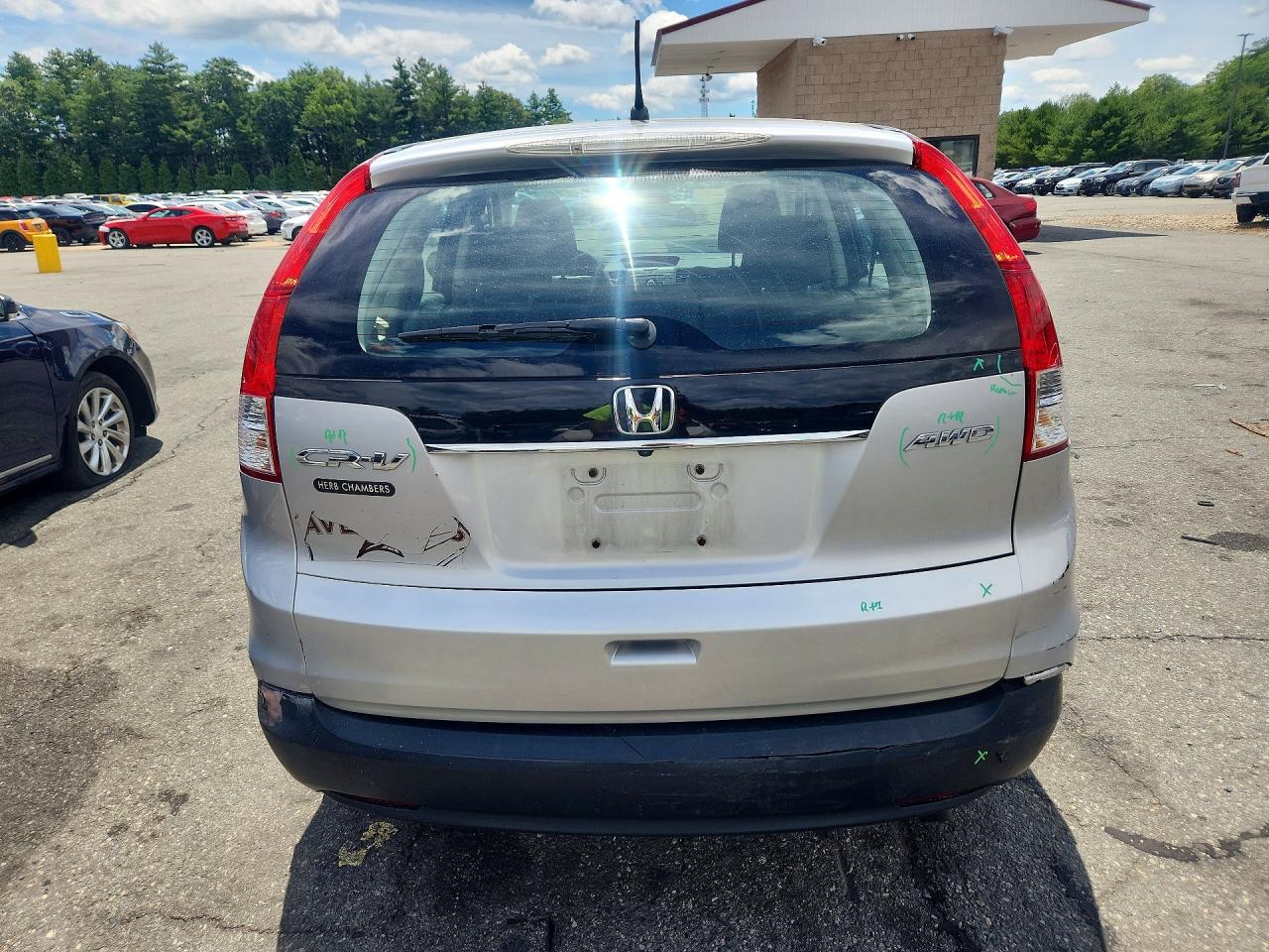 2012 Honda Cr-v Silver vin: 5J6RM4H34CL022016