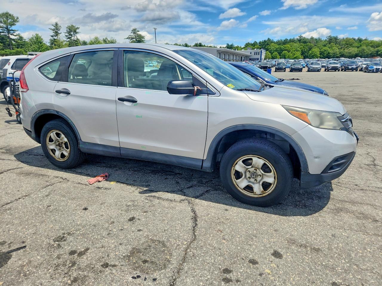 2012 Honda Cr-v Silver vin: 5J6RM4H34CL022016