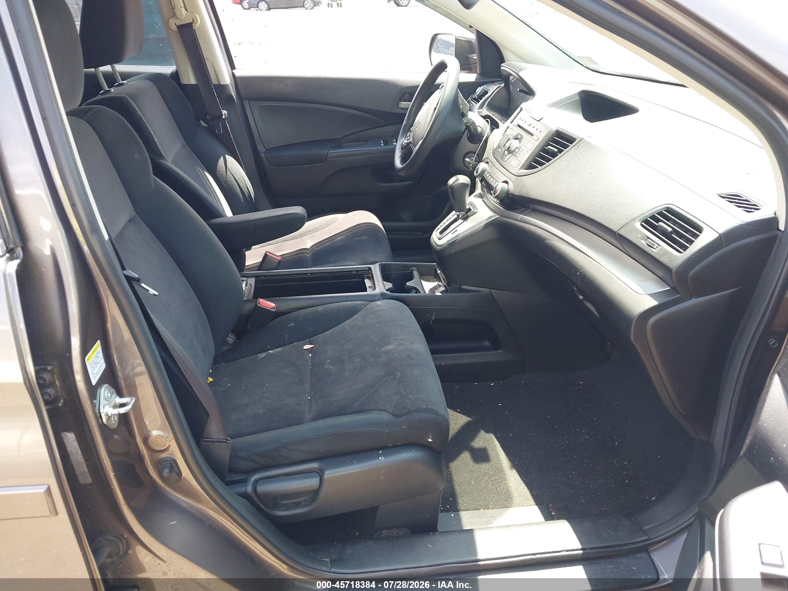 2012 Honda Cr-v Lx Gray vin: 5J6RM4H34CL049054