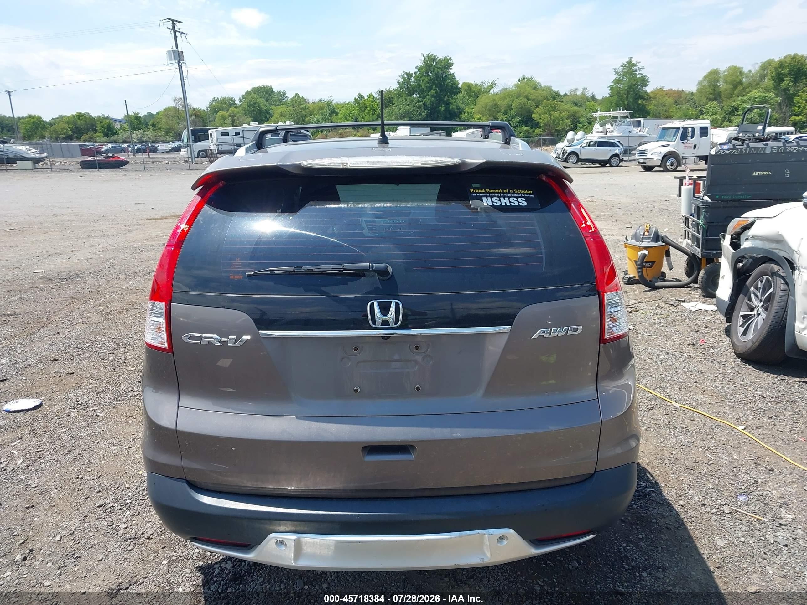 2012 Honda Cr-v Lx Gray vin: 5J6RM4H34CL049054