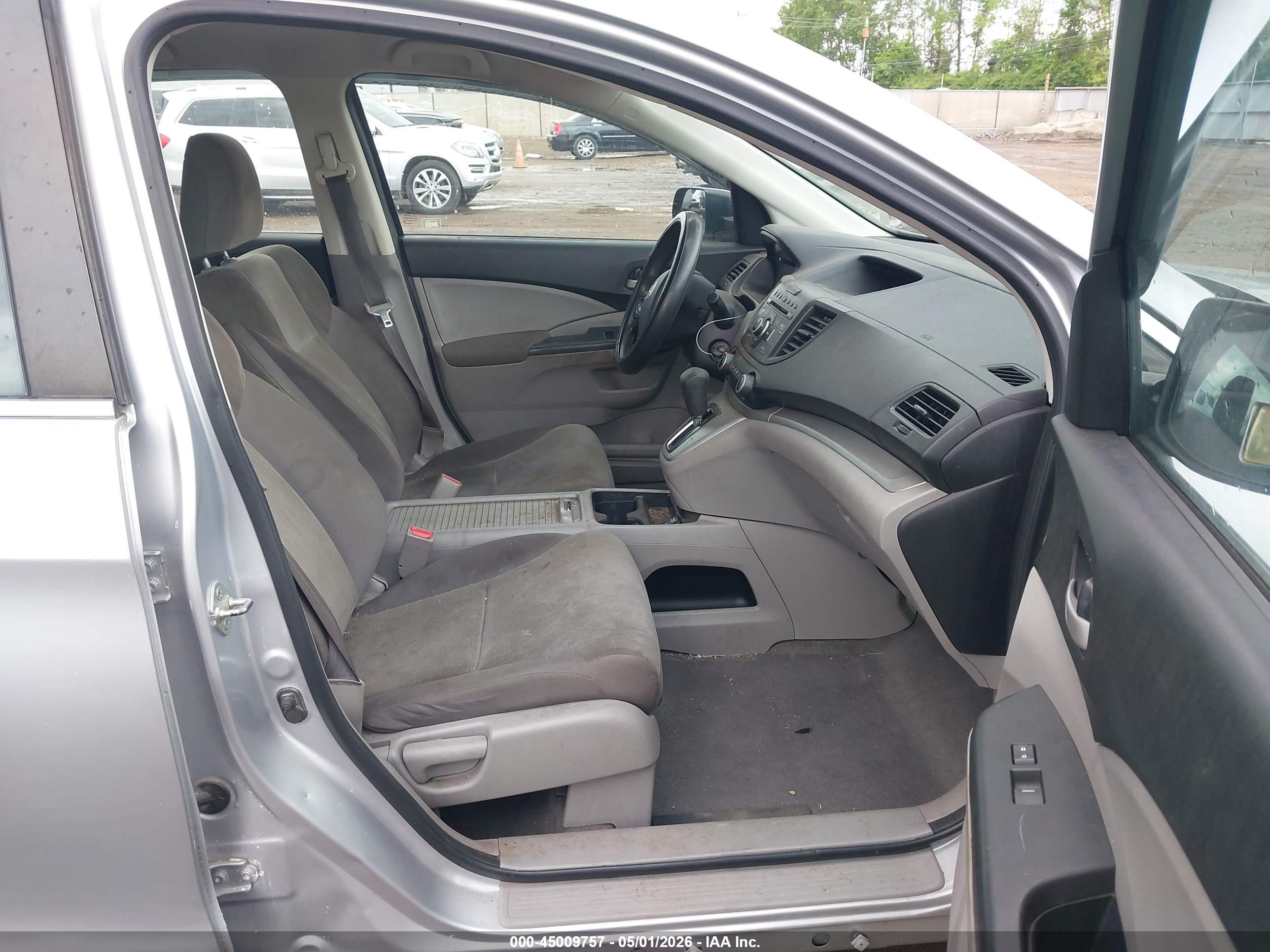 2012 Honda Cr-v Lx Silver vin: 5J6RM4H34CL049863