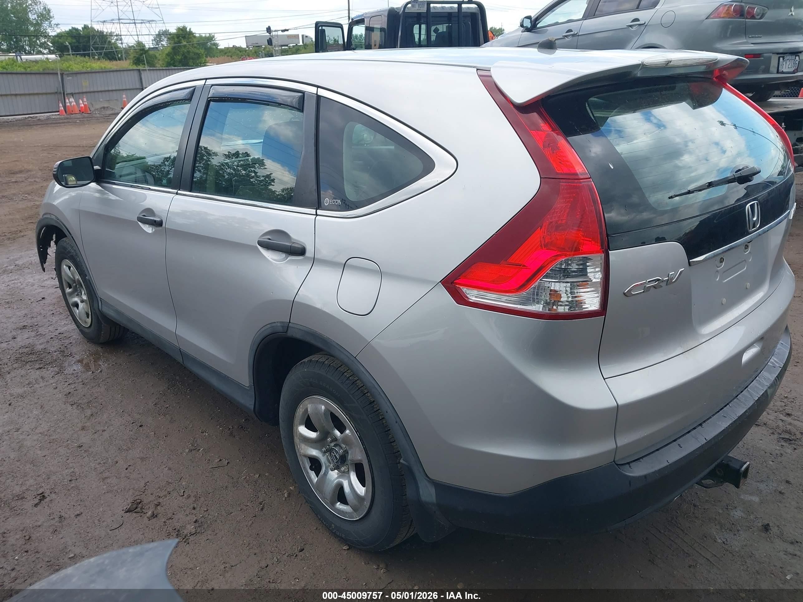 2012 Honda Cr-v Lx Silver vin: 5J6RM4H34CL049863
