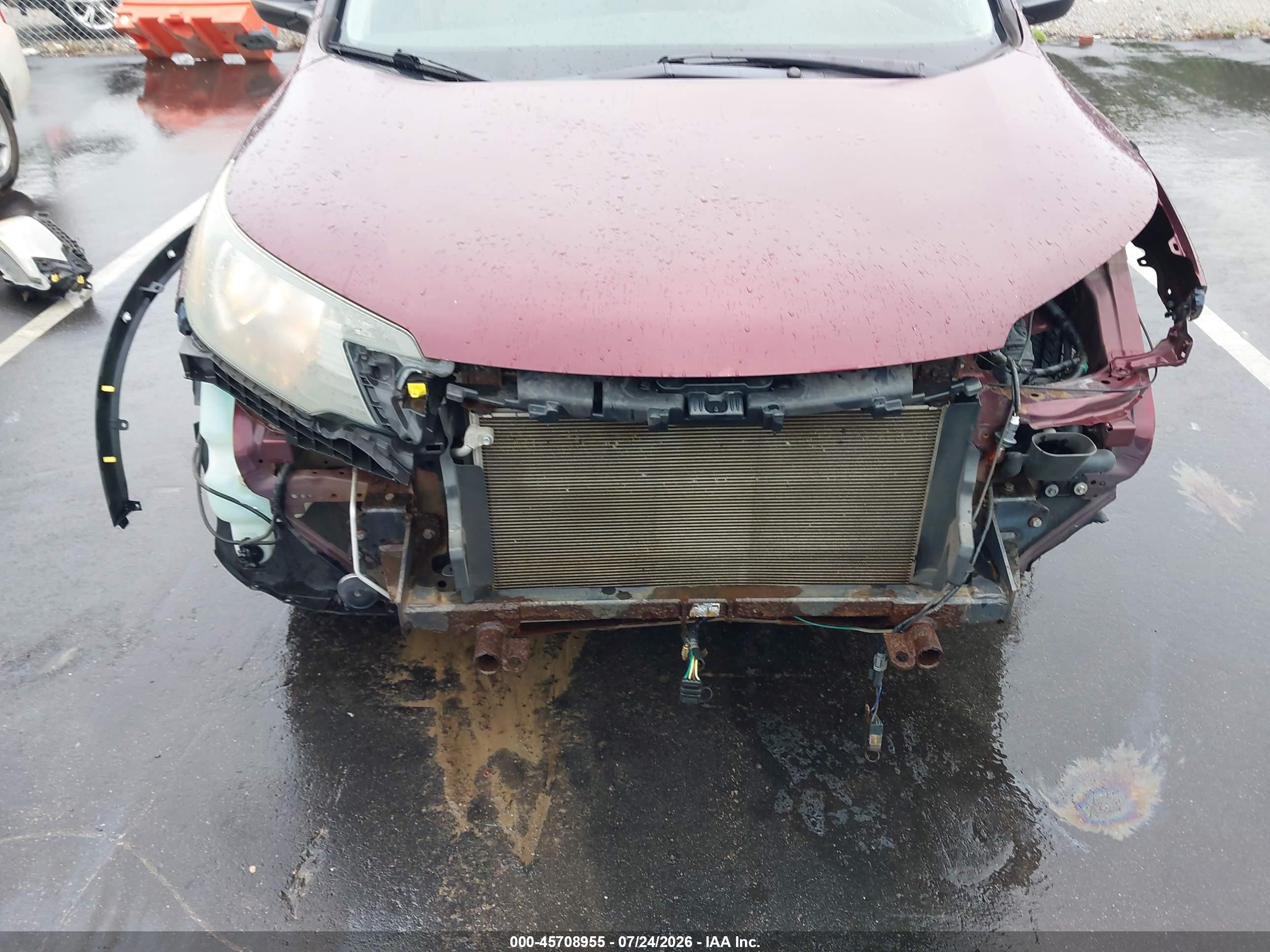 2012 Honda Cr-v Lx Purple vin: 5J6RM4H34CL079140
