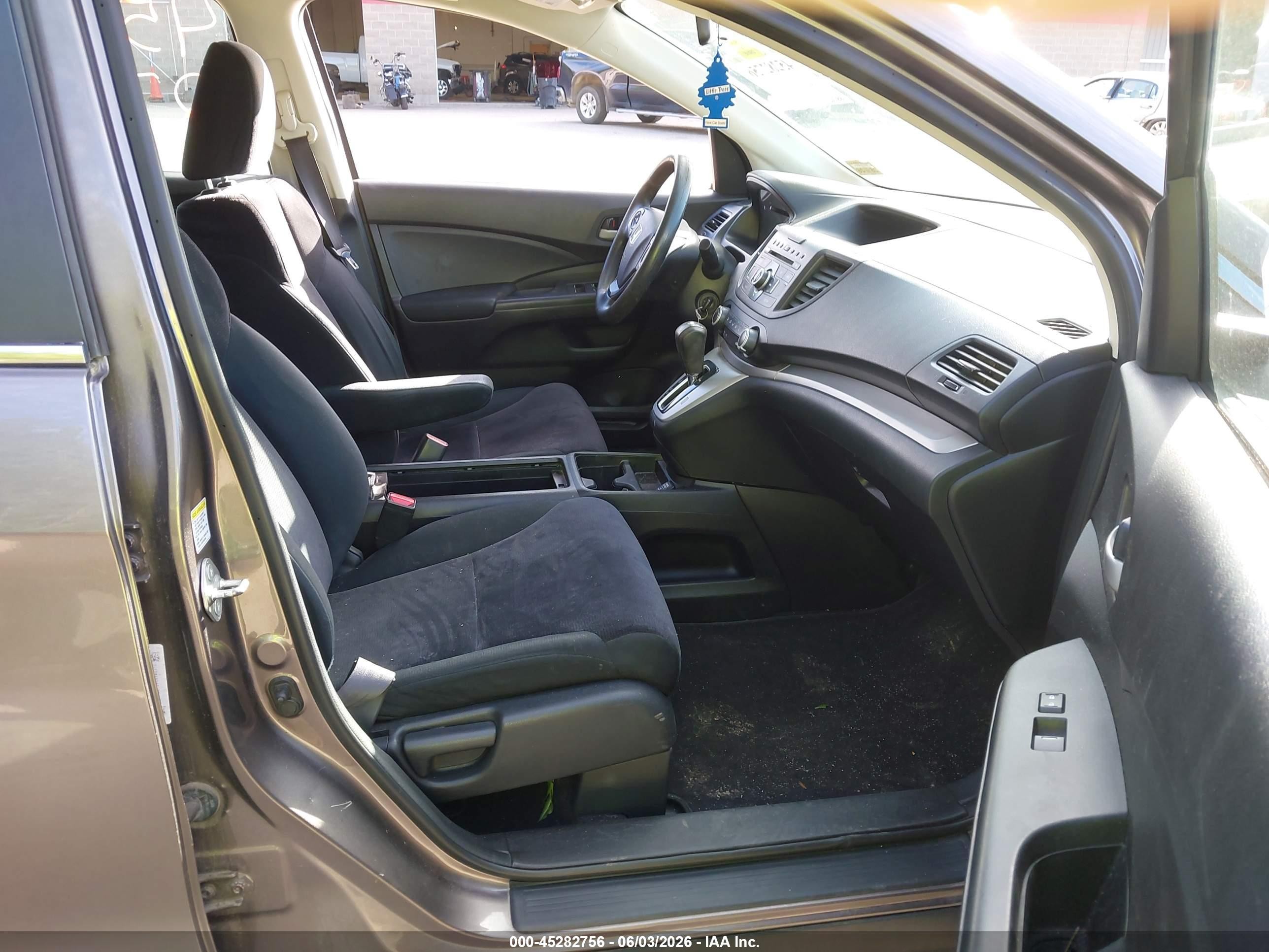 2012 Honda Cr-v Lx Gray vin: 5J6RM4H34CL079347