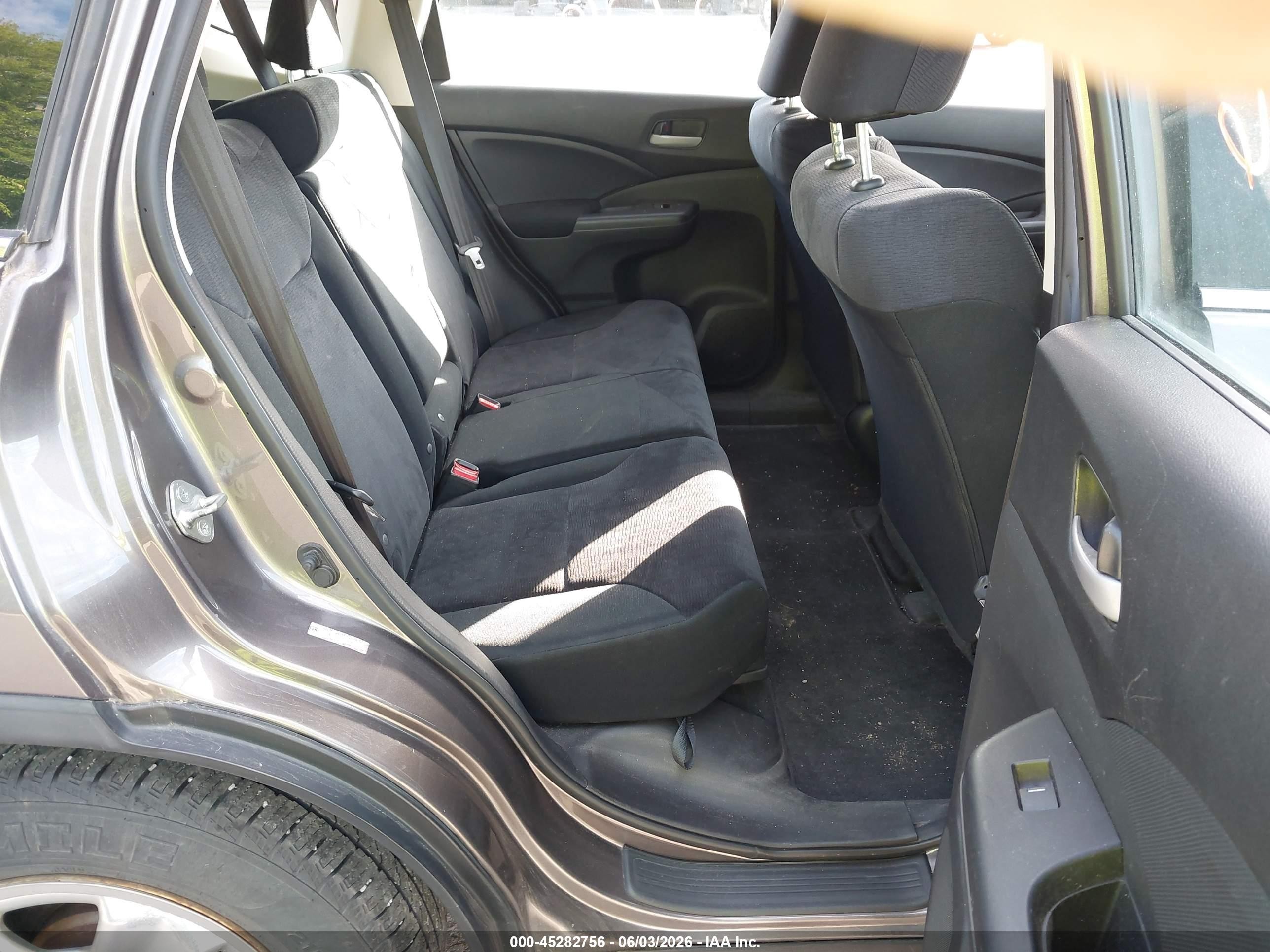 2012 Honda Cr-v Lx Gray vin: 5J6RM4H34CL079347