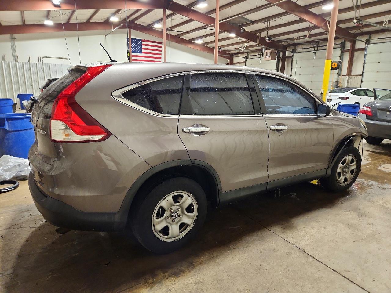 2013 Honda Cr-v Lx Brown vin: 5J6RM4H34DL007100