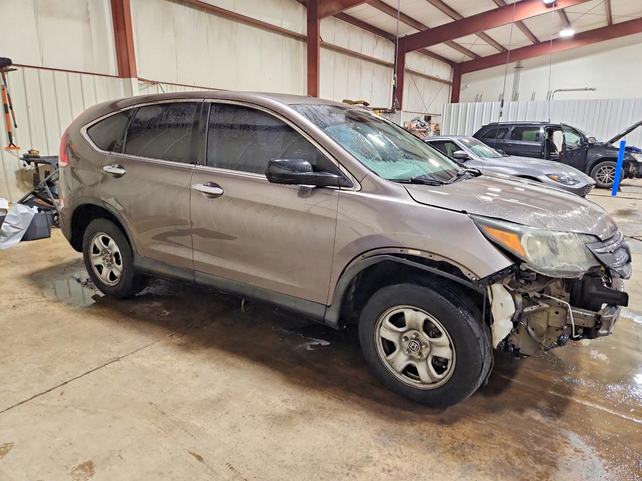 2013 Honda Cr-v Lx Brown vin: 5J6RM4H34DL007100